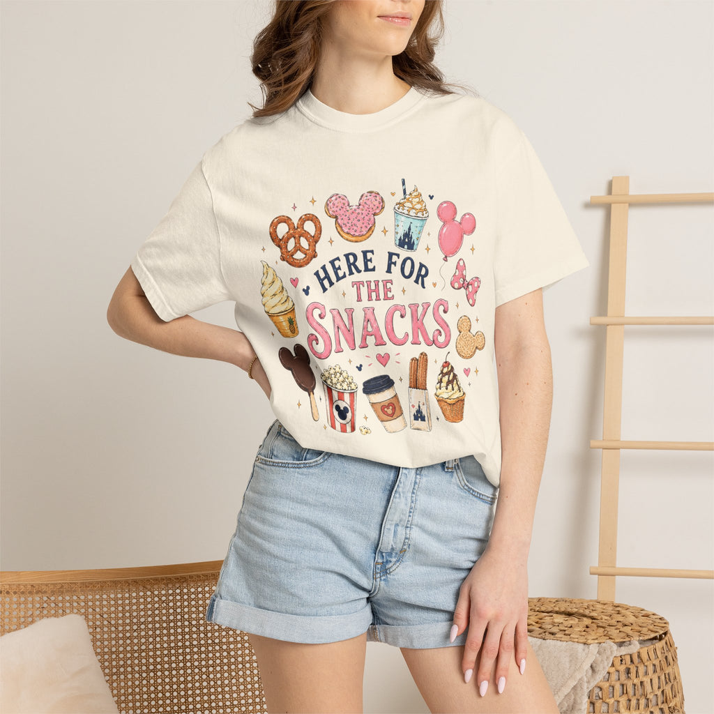 Here for the Snacks T-Shirt