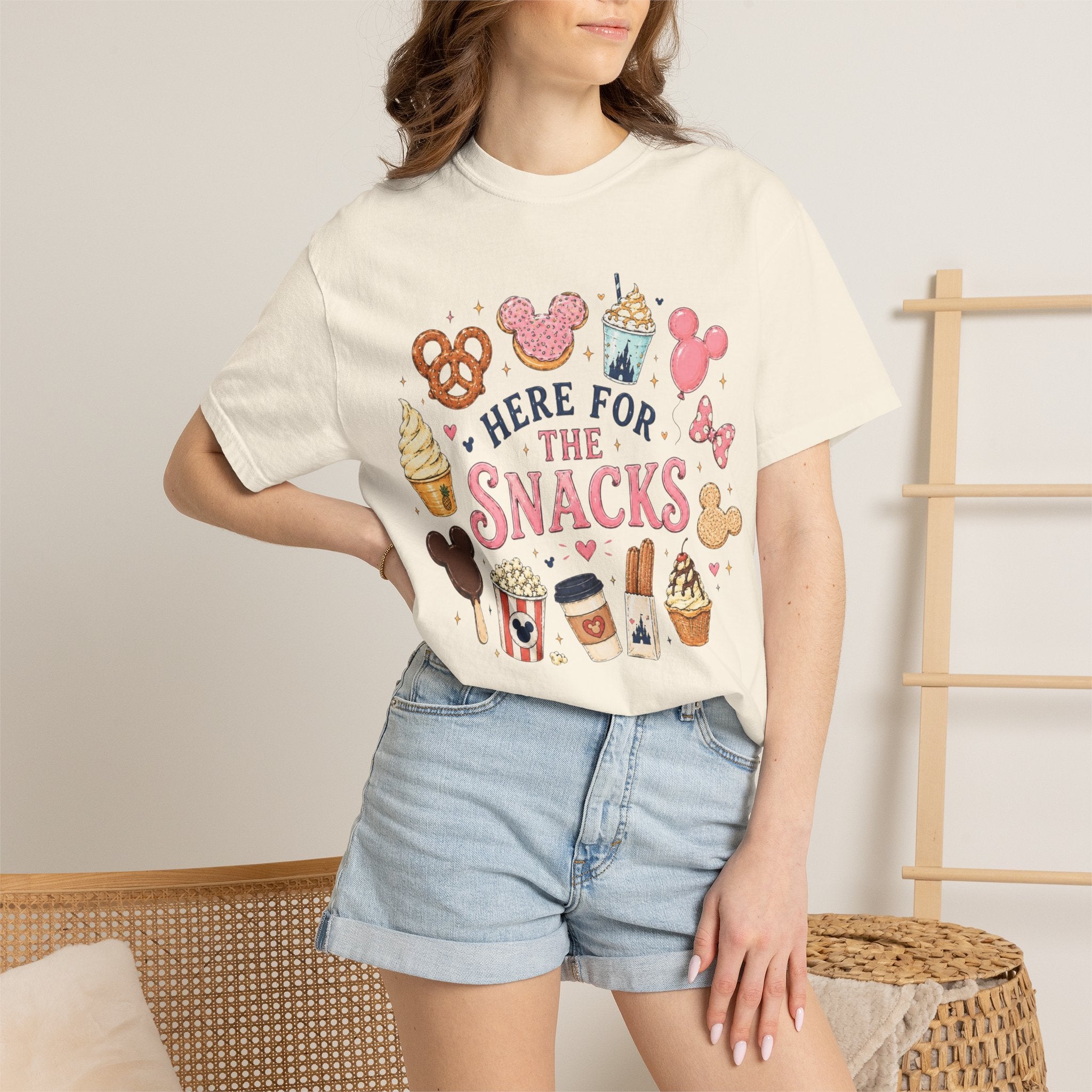 Here for the Snacks T-Shirt