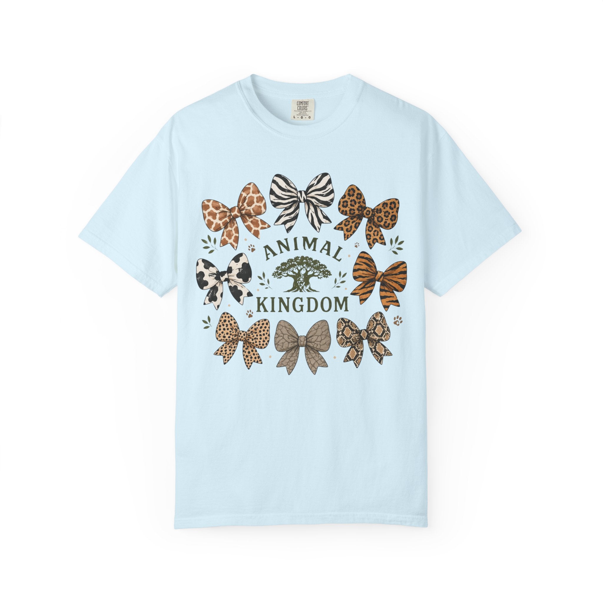 Animal Print Bow T-Shirt