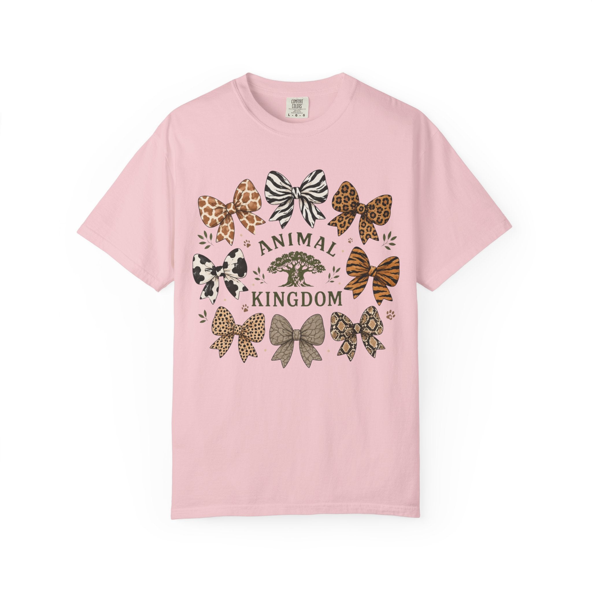 Animal Print Bow T-Shirt