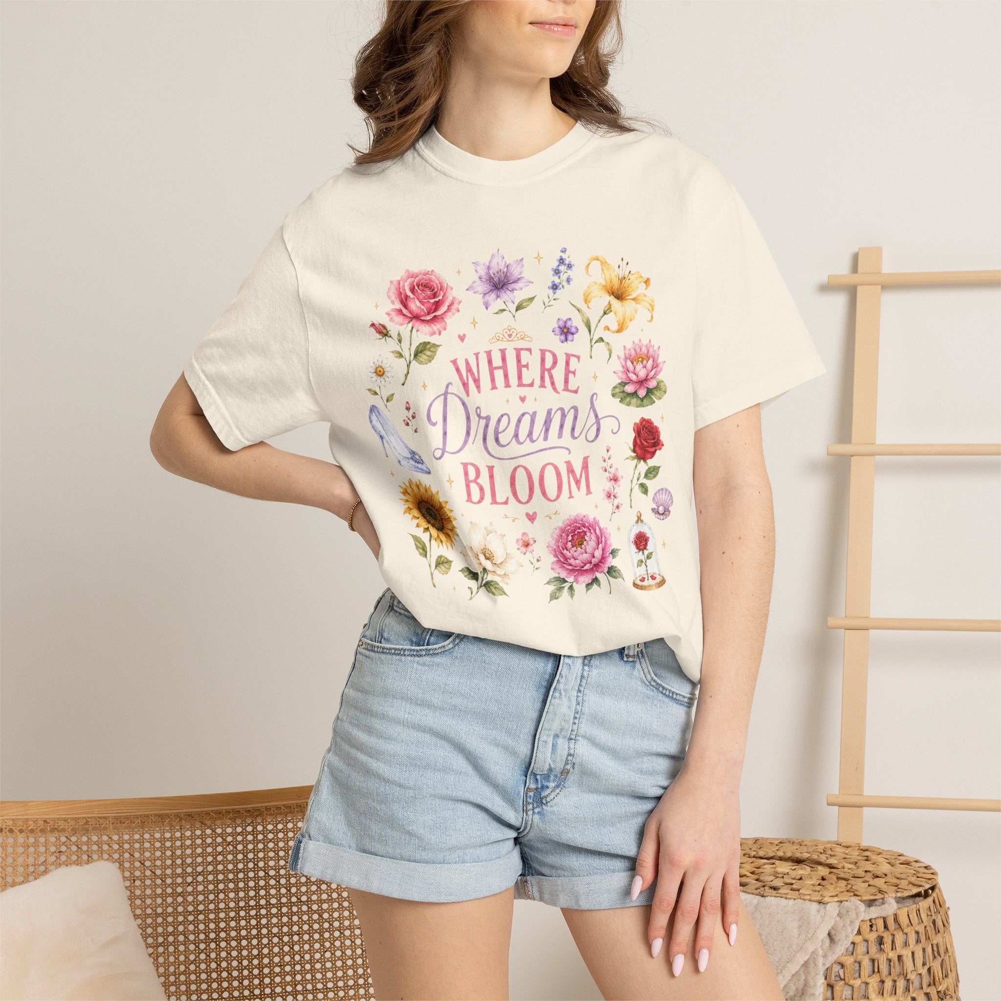 Where Dreams Bloom Floral T-Shirt