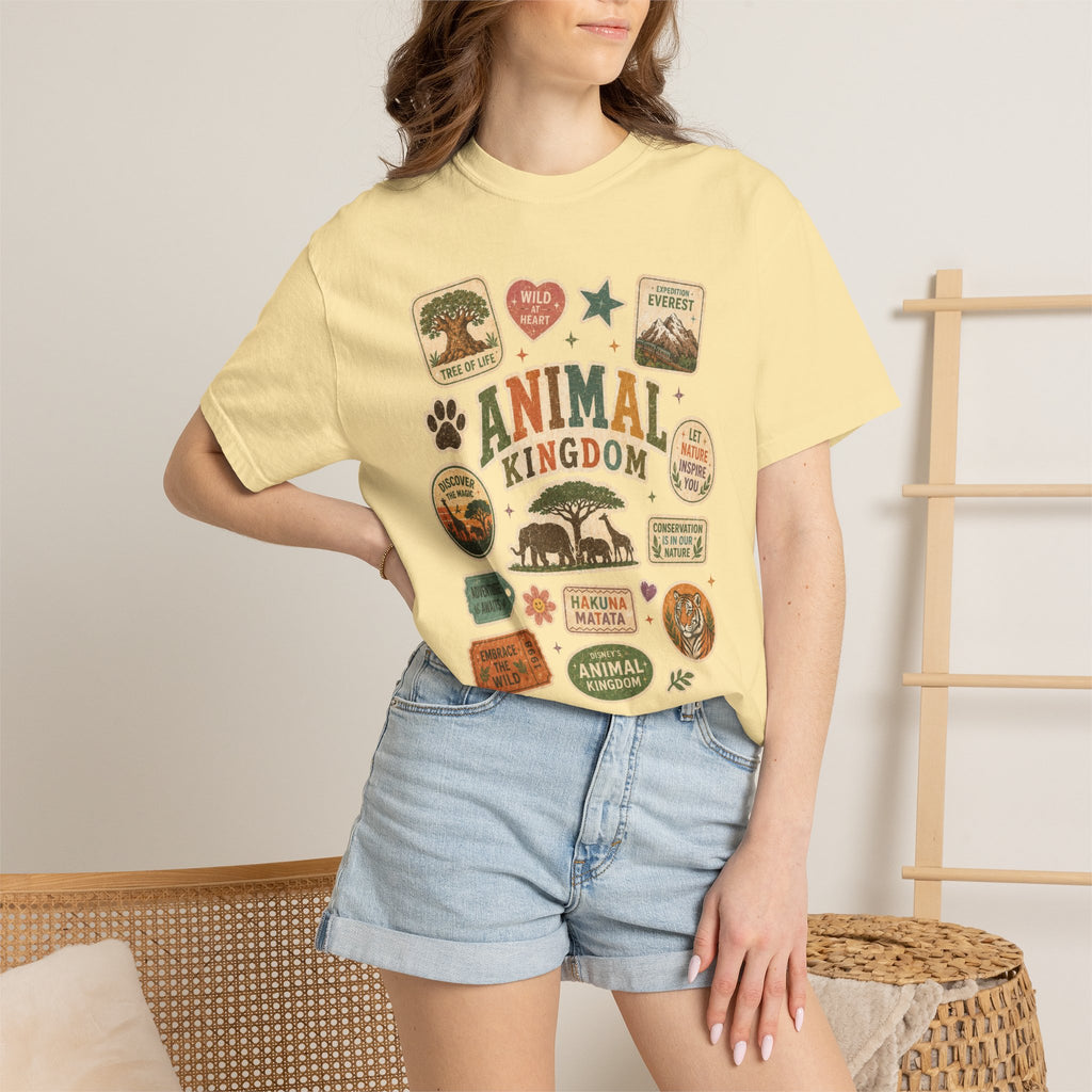Safari Sticker Patch T-Shirt