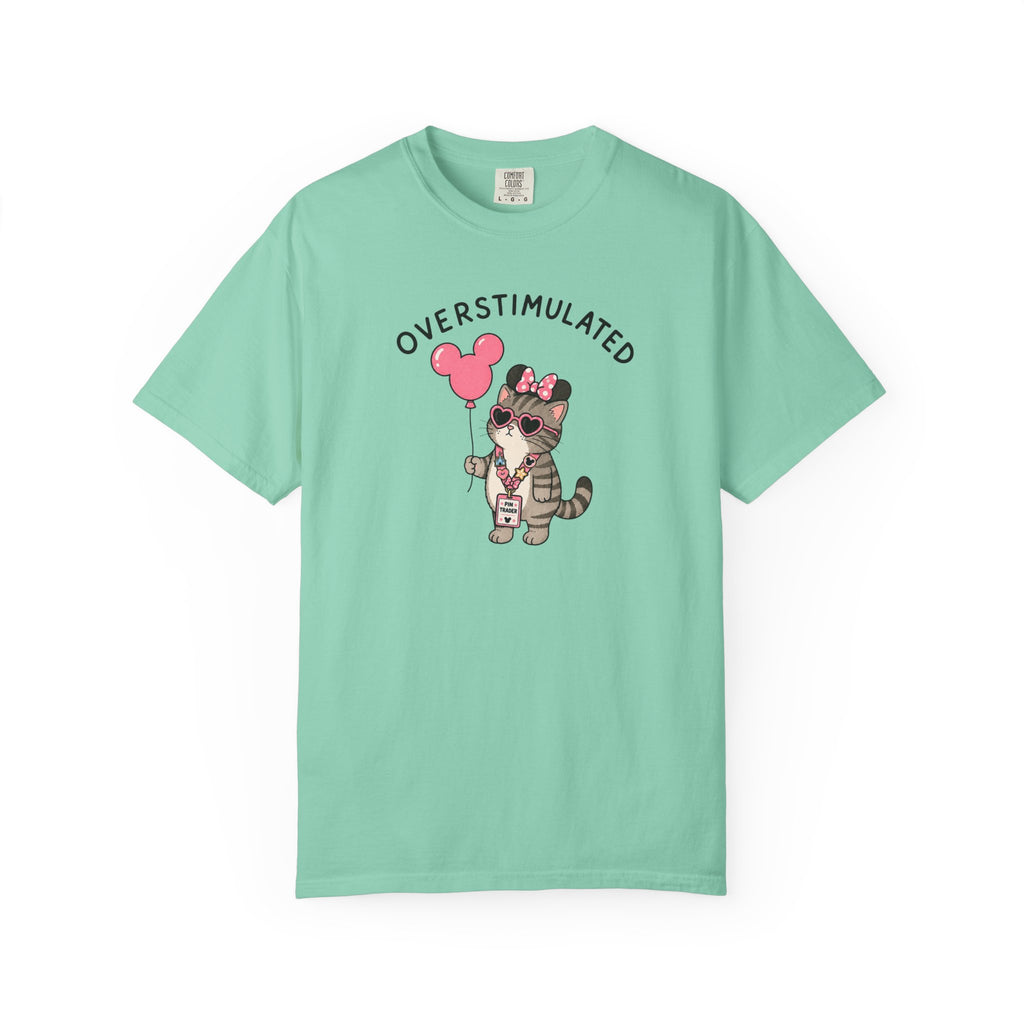 Overstimulated Pin Trading Cat T-Shirt
