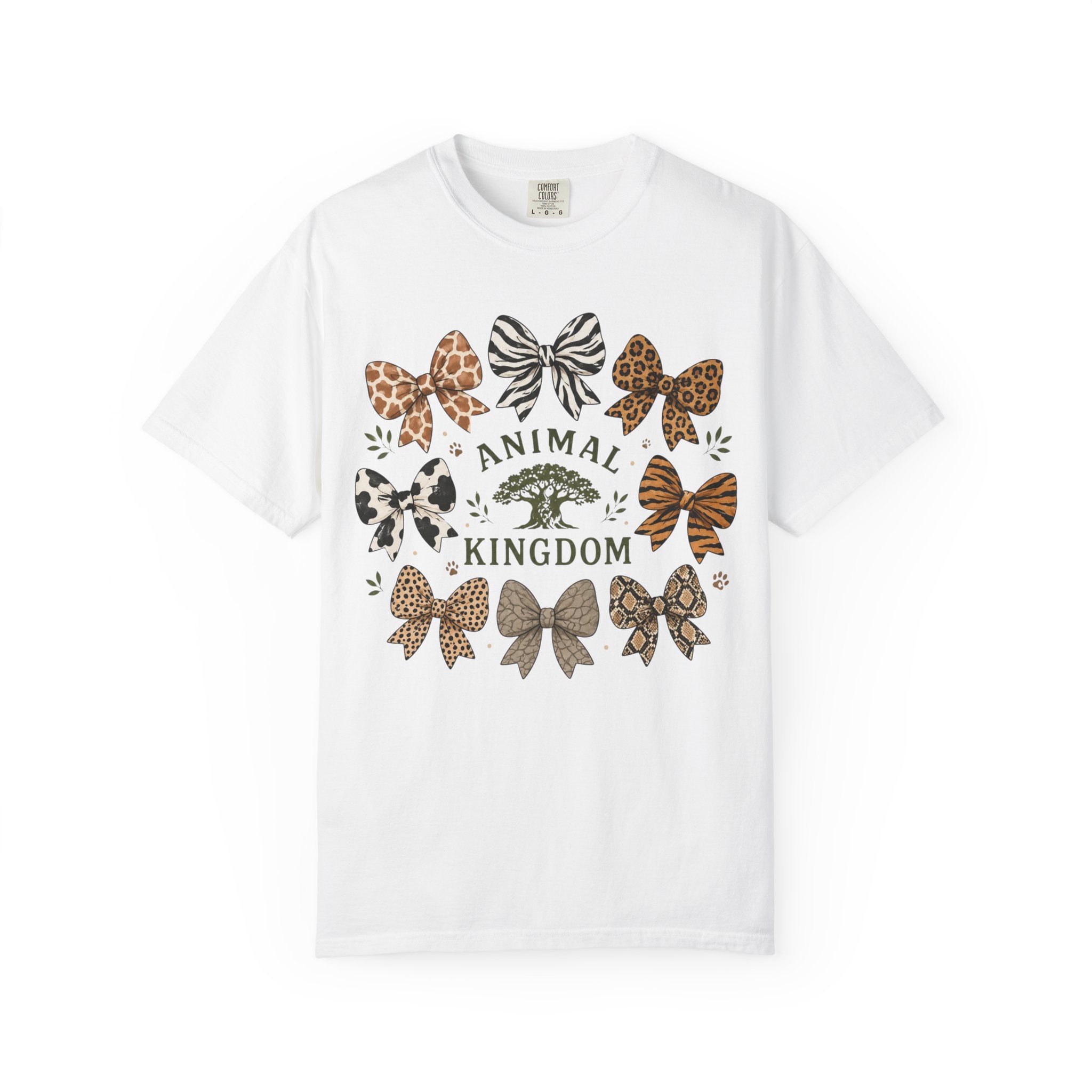 Animal Print Bow T-Shirt