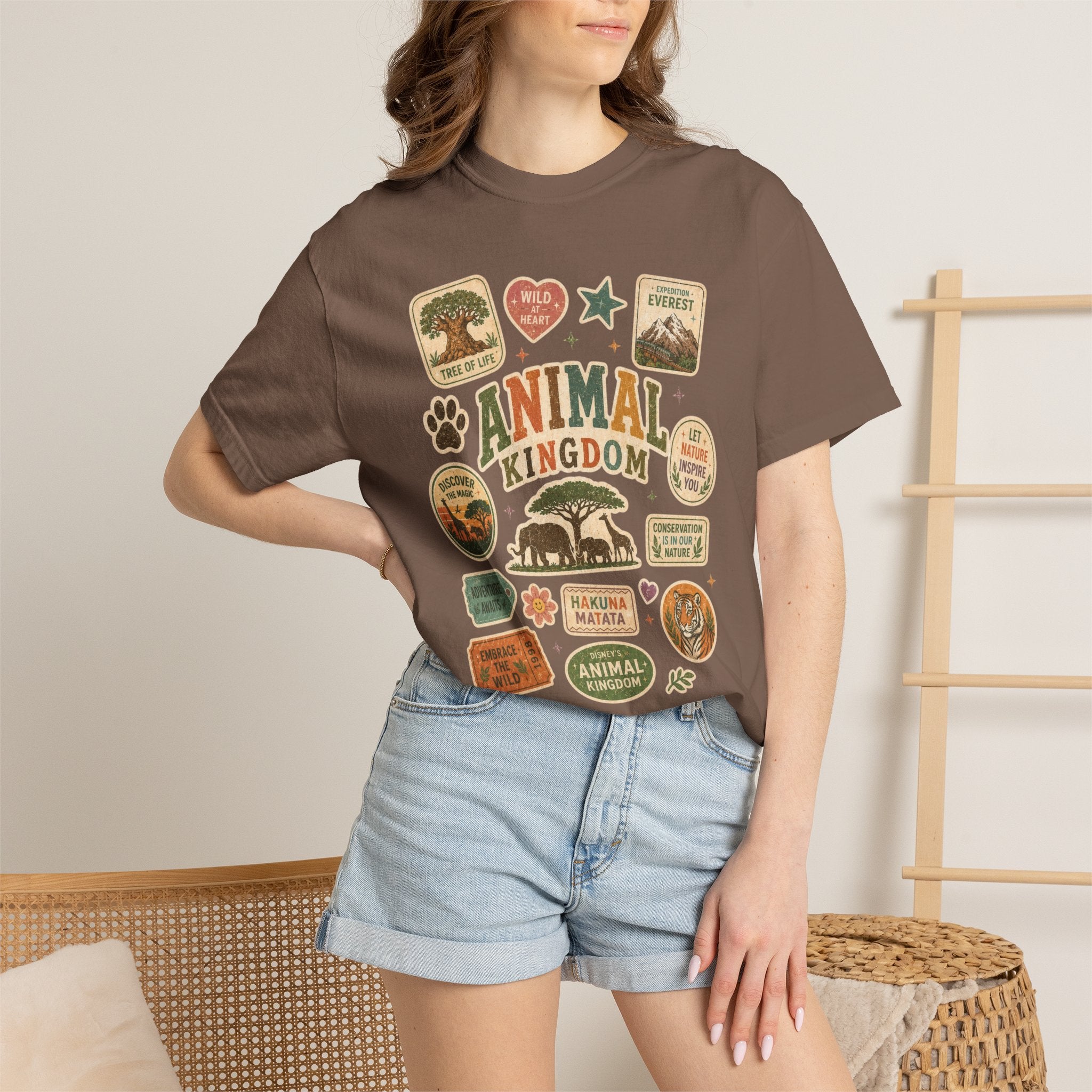 Safari Sticker Patch T-Shirt