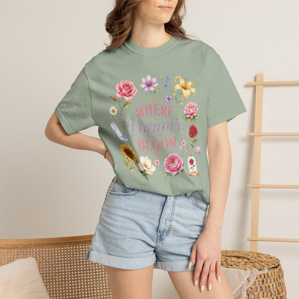 Where Dreams Bloom Floral T-Shirt