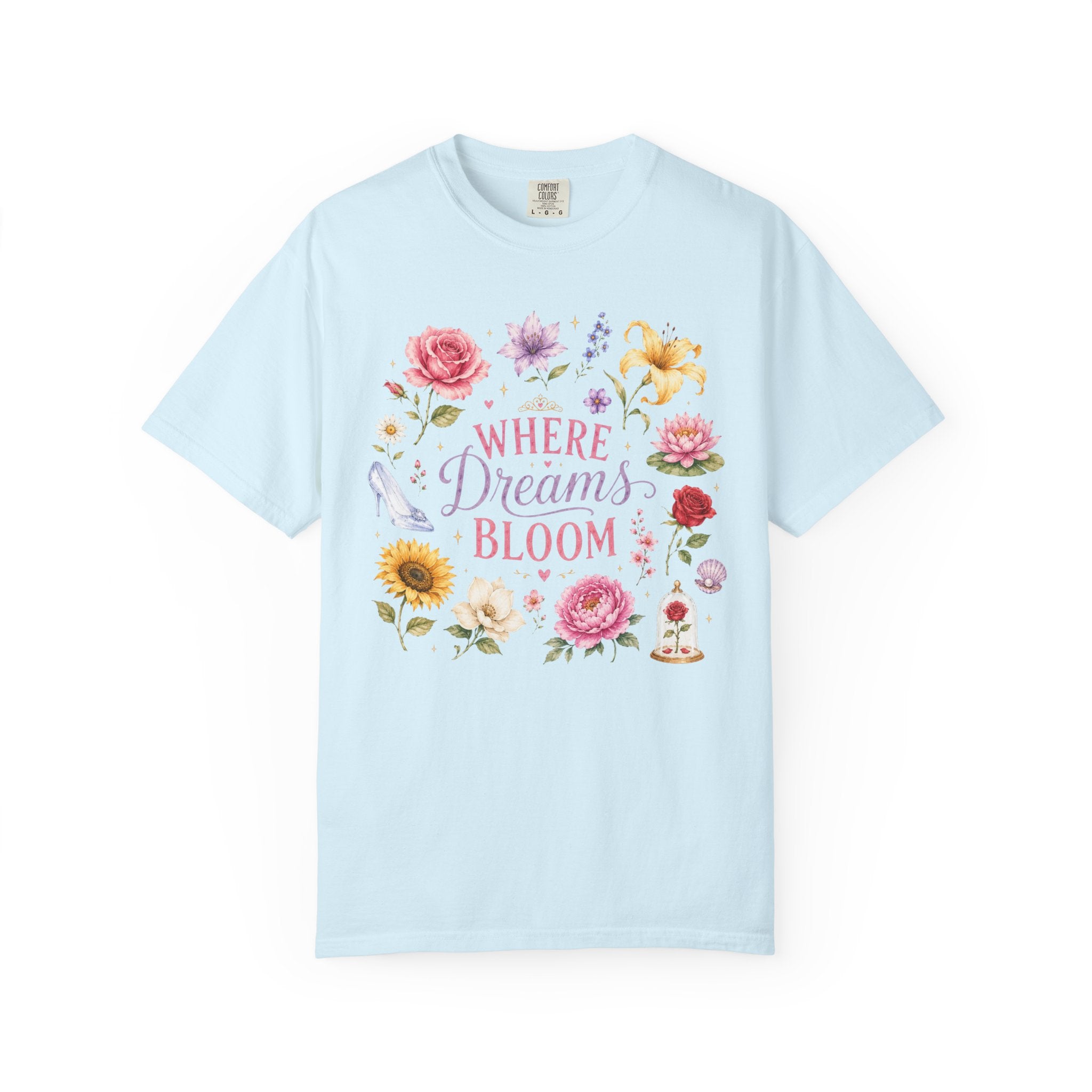 Where Dreams Bloom Floral T-Shirt