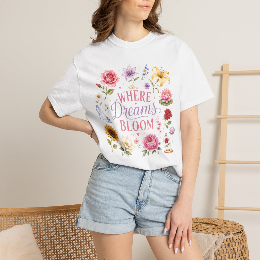 Where Dreams Bloom Floral T-Shirt