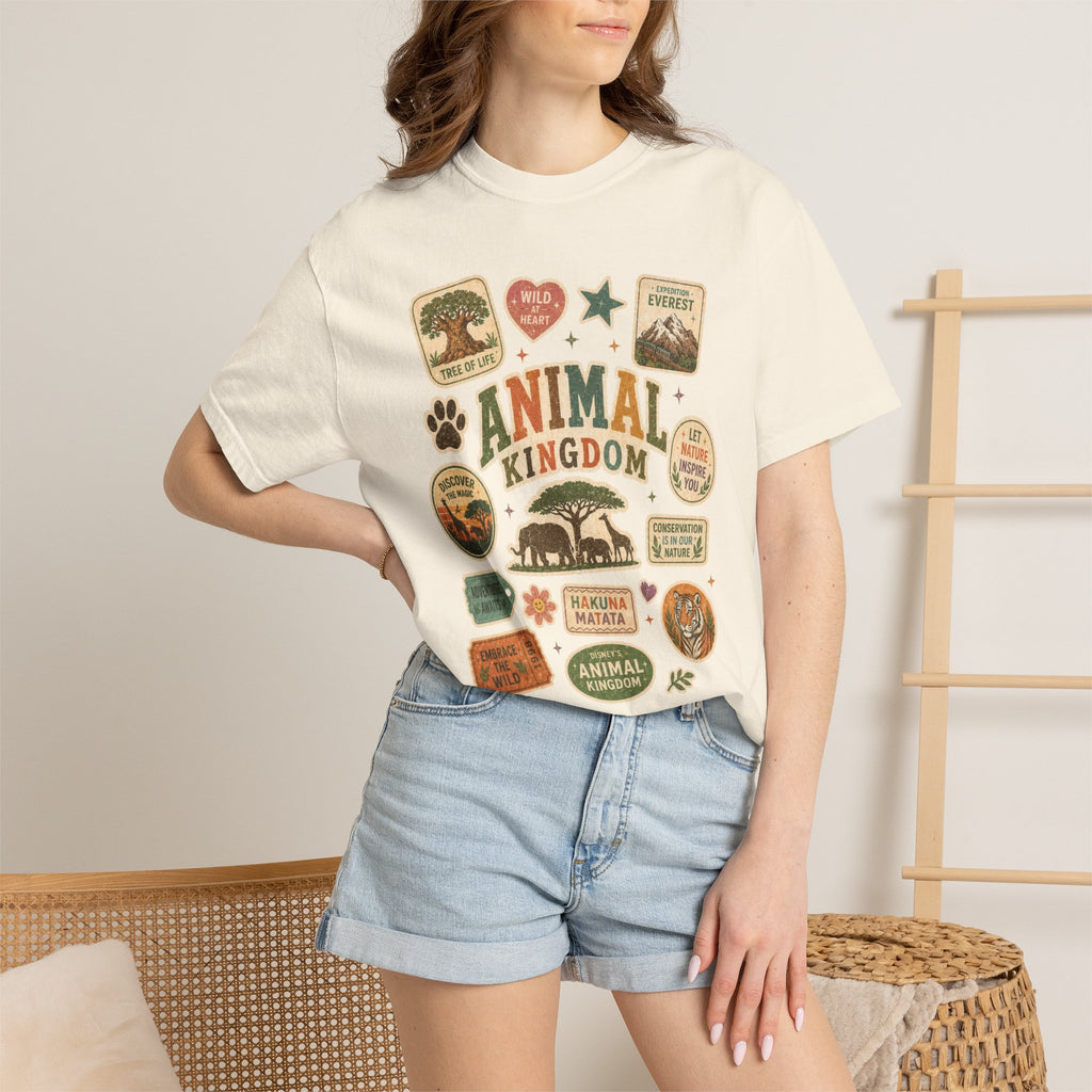 Safari Sticker Patch T-Shirt