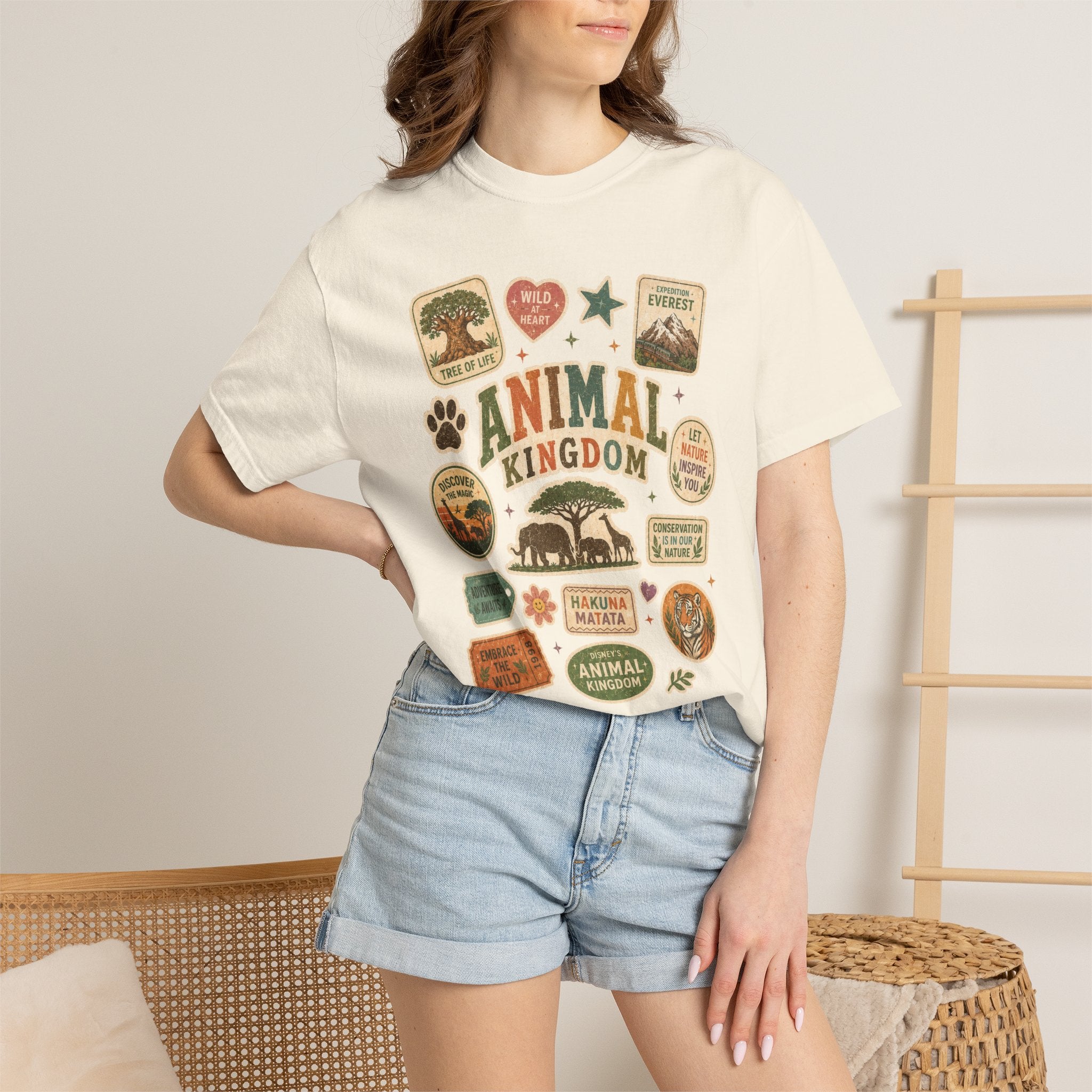 Safari Sticker Patch T-Shirt
