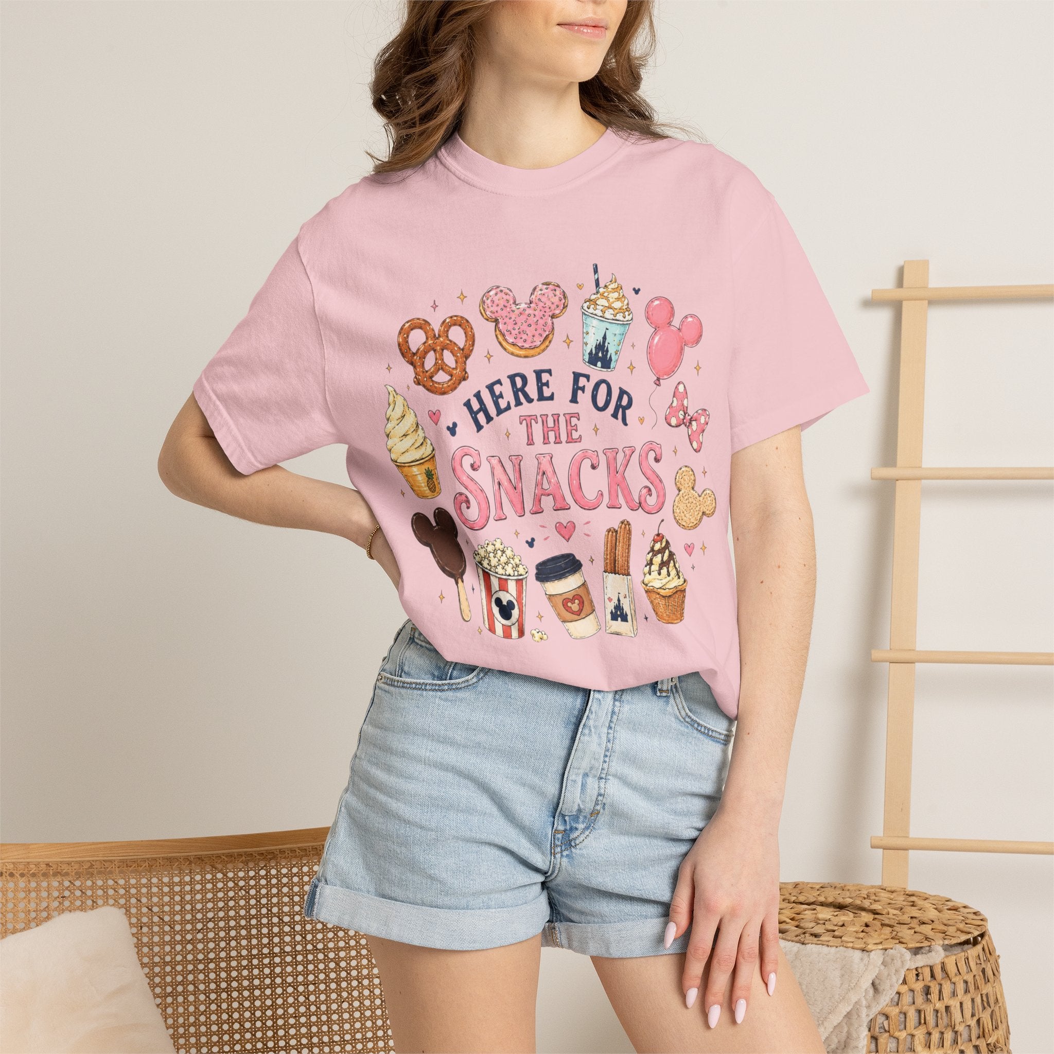 Here for the Snacks T-Shirt