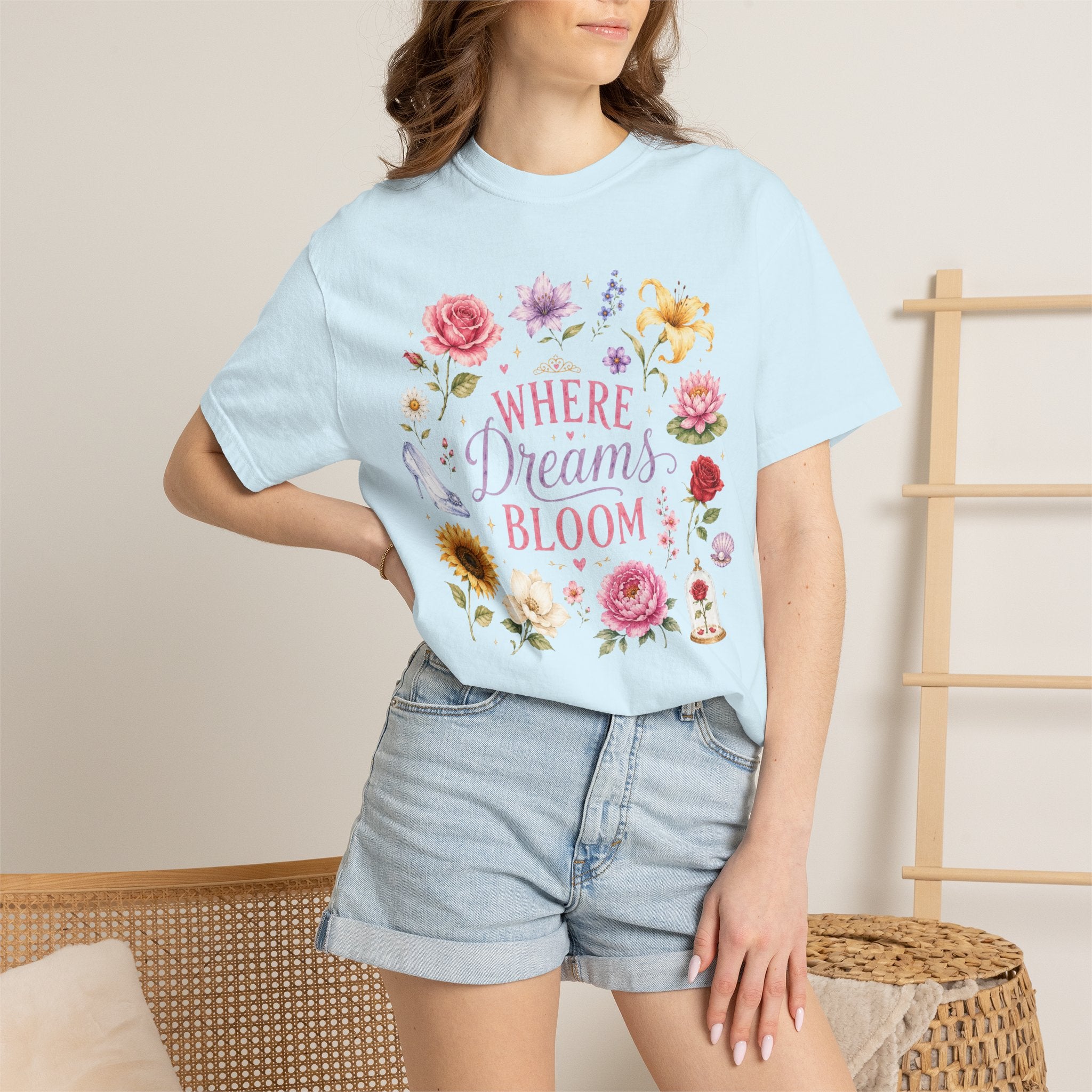 Where Dreams Bloom Floral T-Shirt