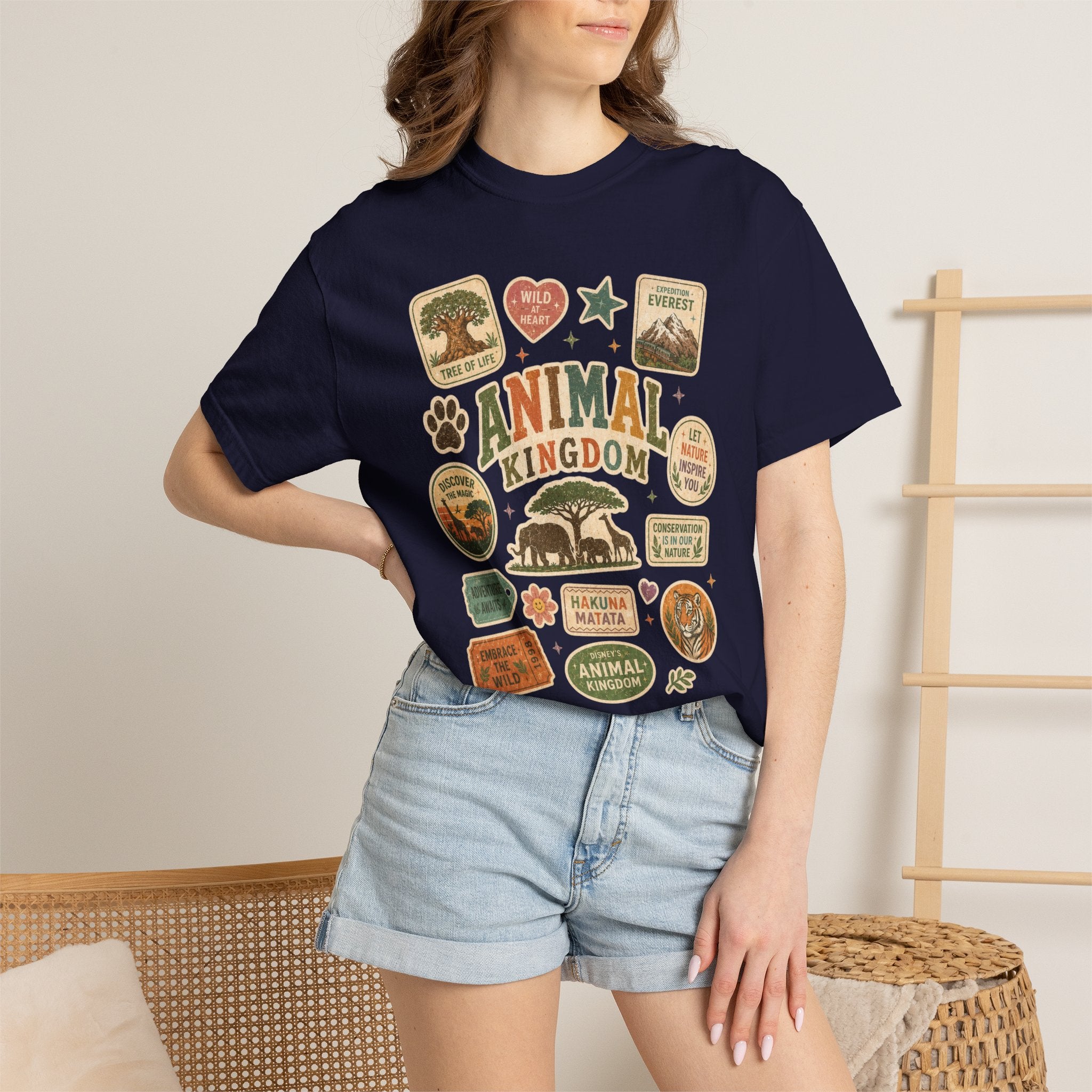 Safari Sticker Patch T-Shirt