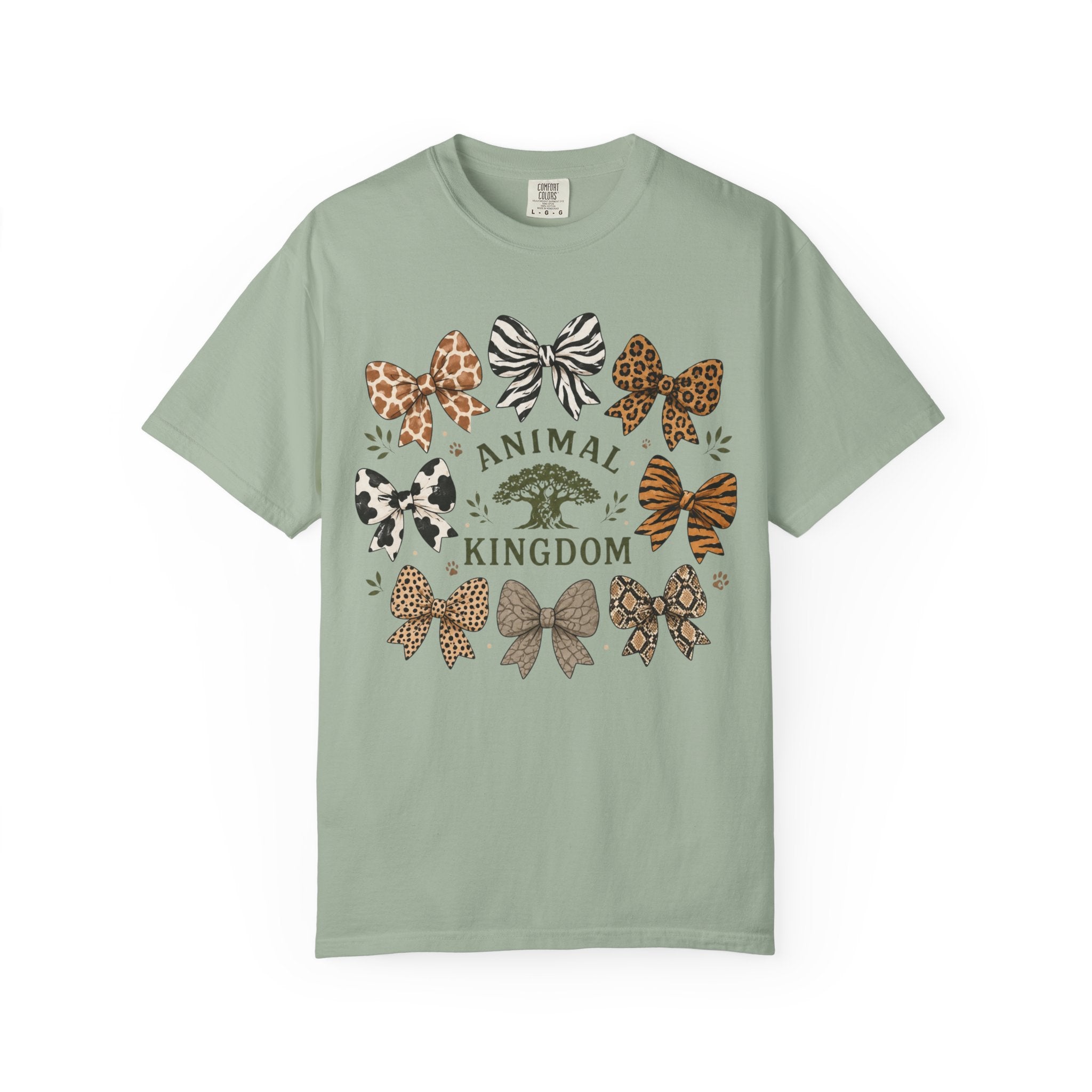 Animal Print Bow T-Shirt