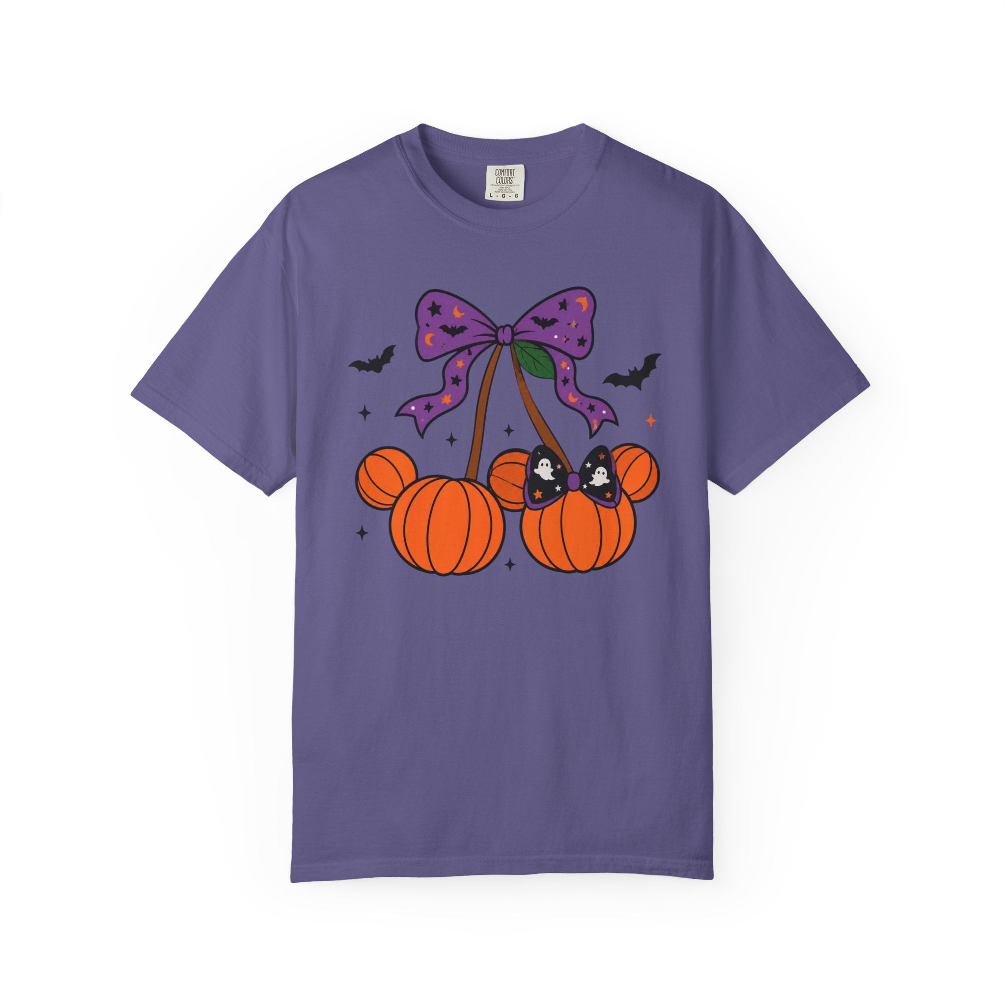 Halloween Pumpkin Bow T‑Shirt