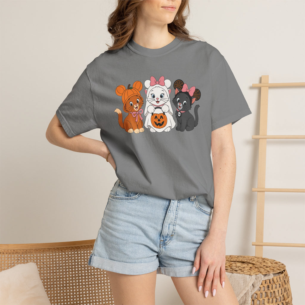 Halloween Kittens Ear Hats T-Shirt