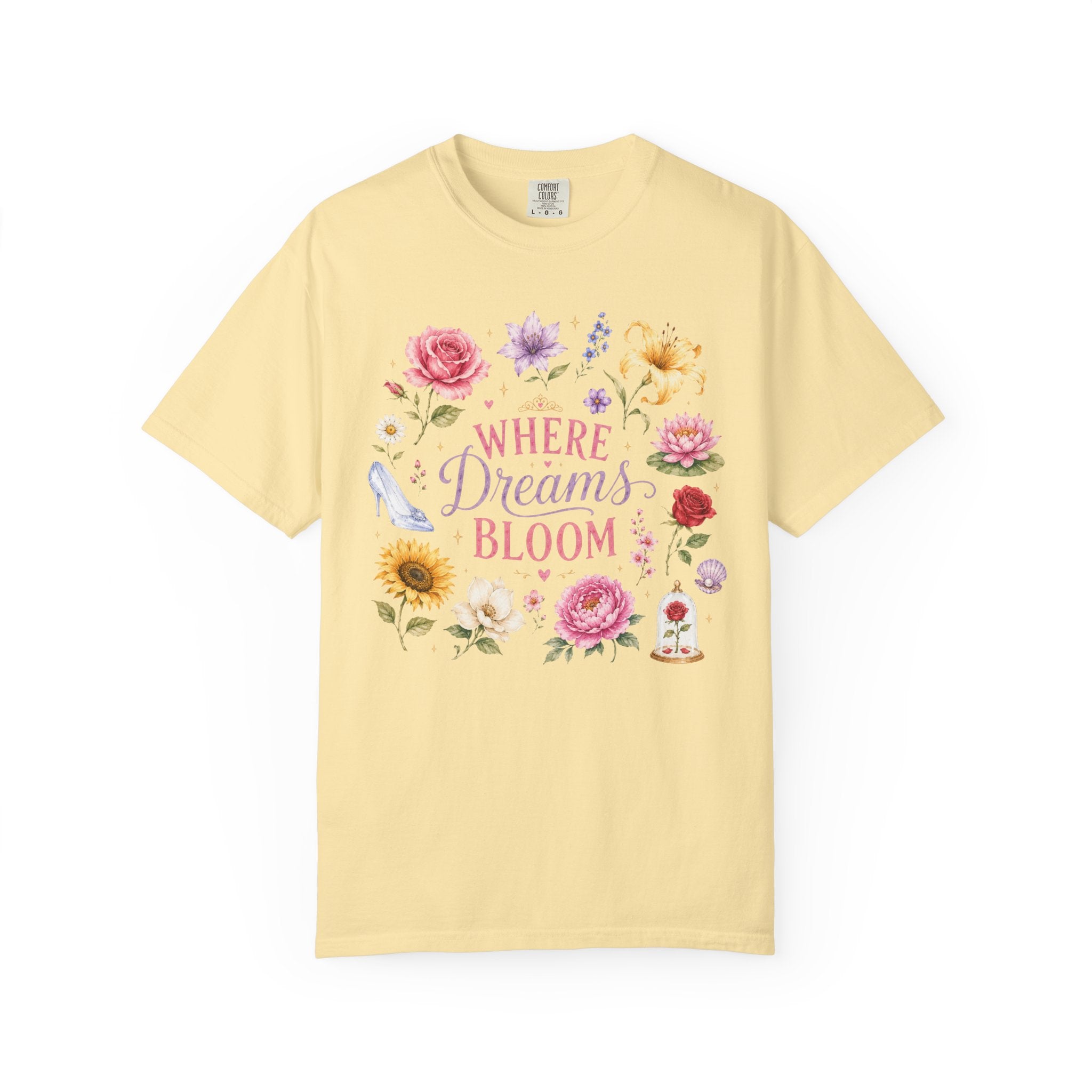 Where Dreams Bloom Floral T-Shirt