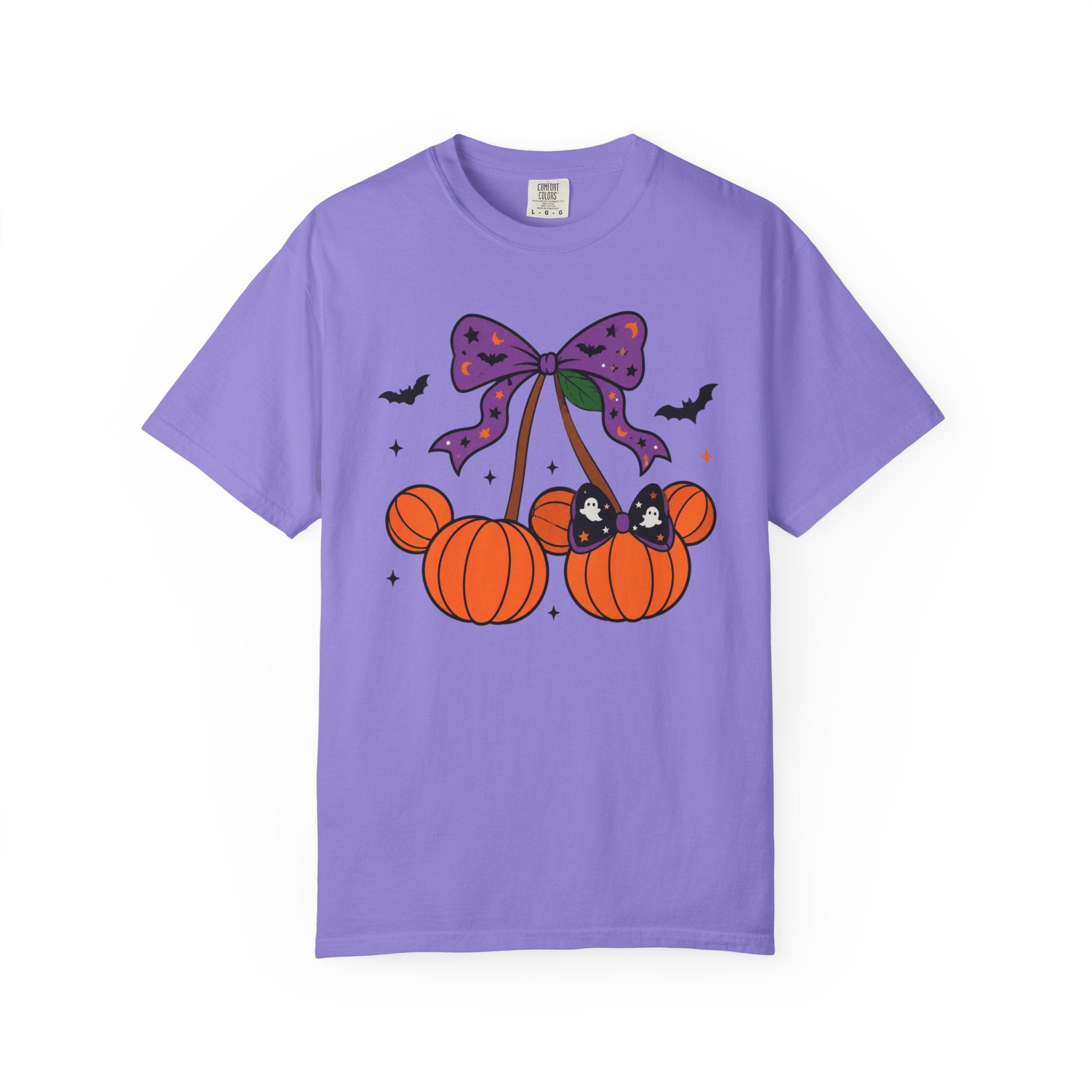 Halloween Pumpkin Bow T‑Shirt
