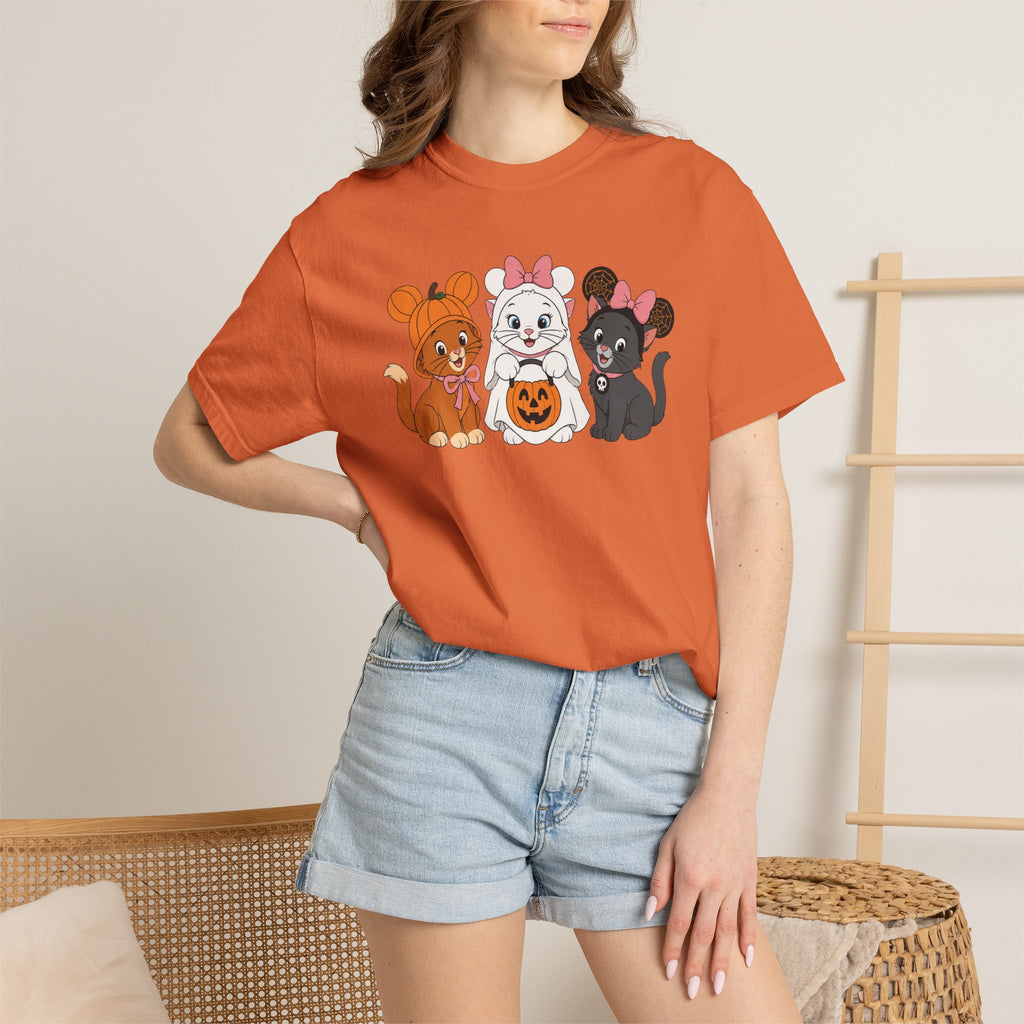 Halloween Kittens Ear Hats T-Shirt