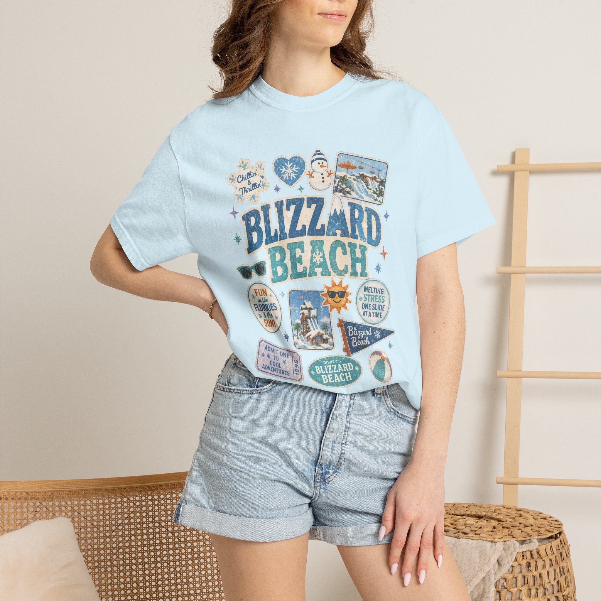Blizzard Sticker Patch T-Shirt