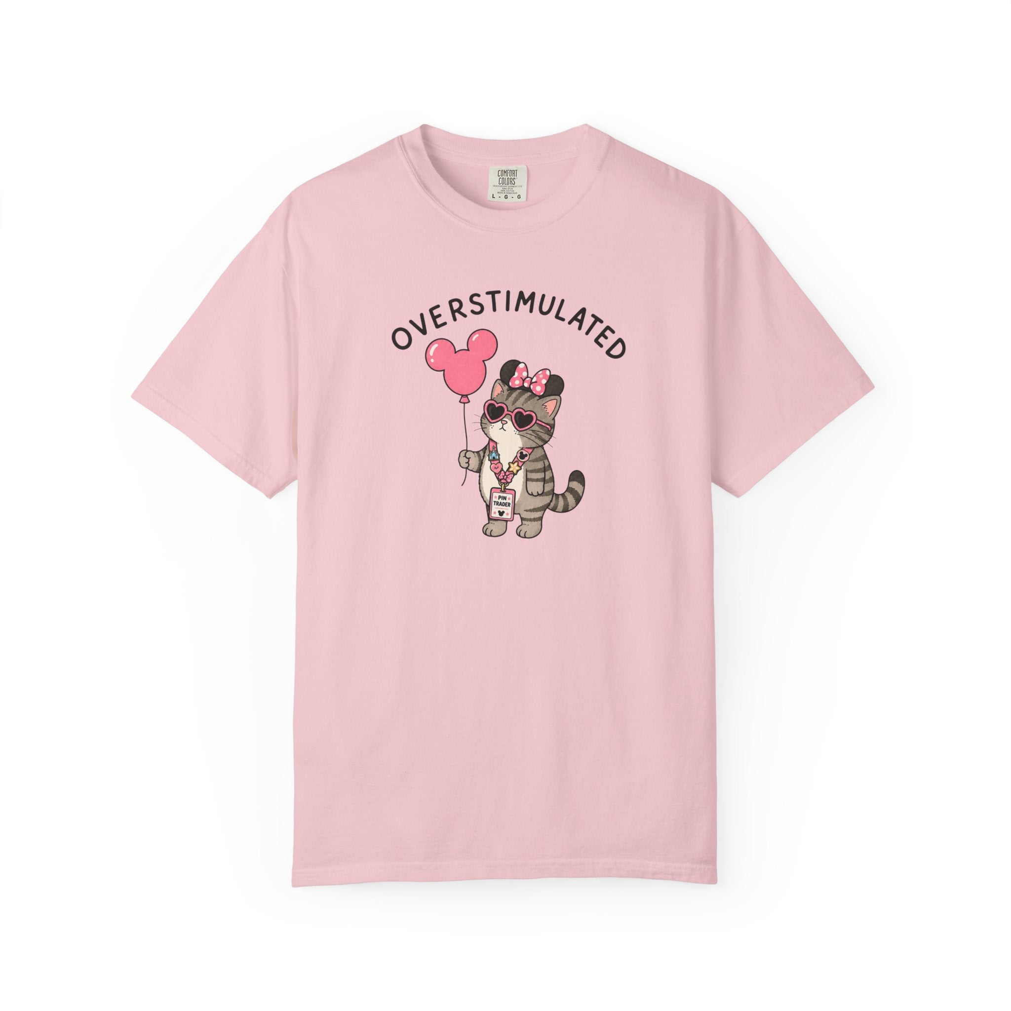 Overstimulated Pin Trading Cat T-Shirt