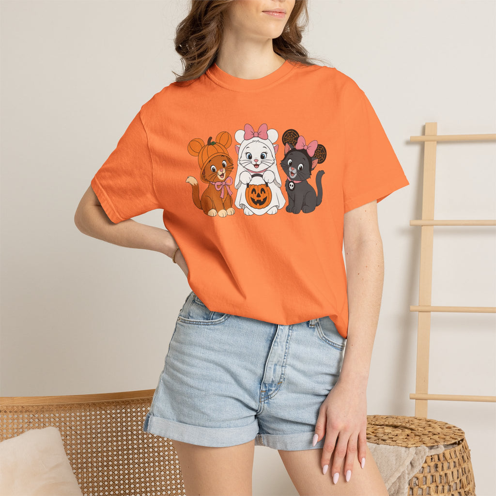 Halloween Kittens Ear Hats T-Shirt