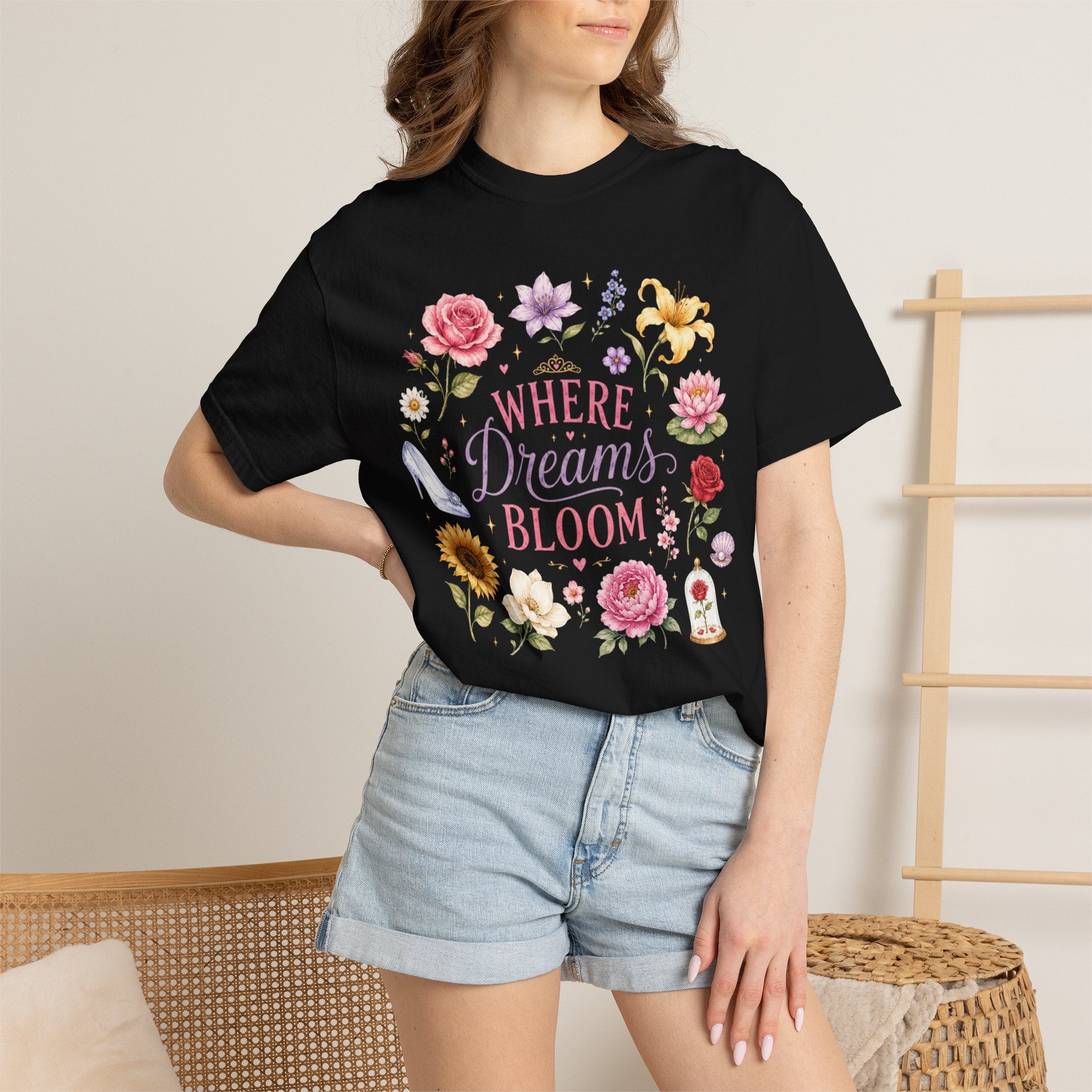 Where Dreams Bloom Floral T-Shirt