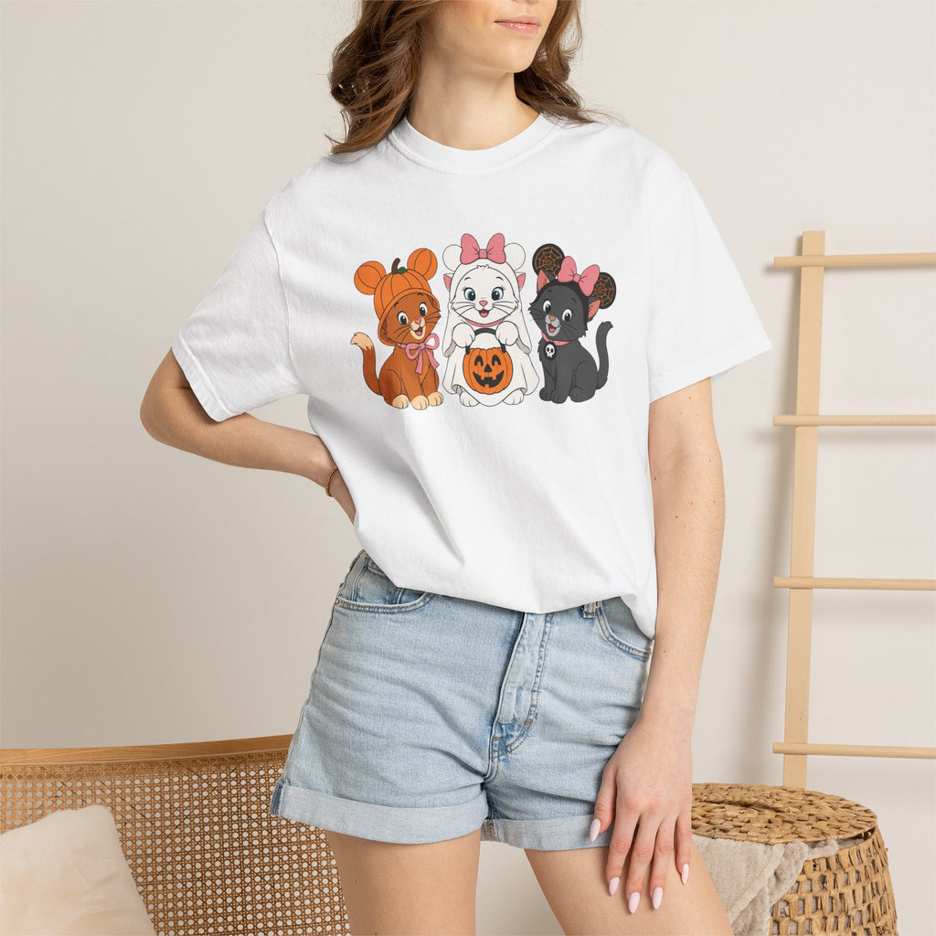 Halloween Kittens Ear Hats T-Shirt