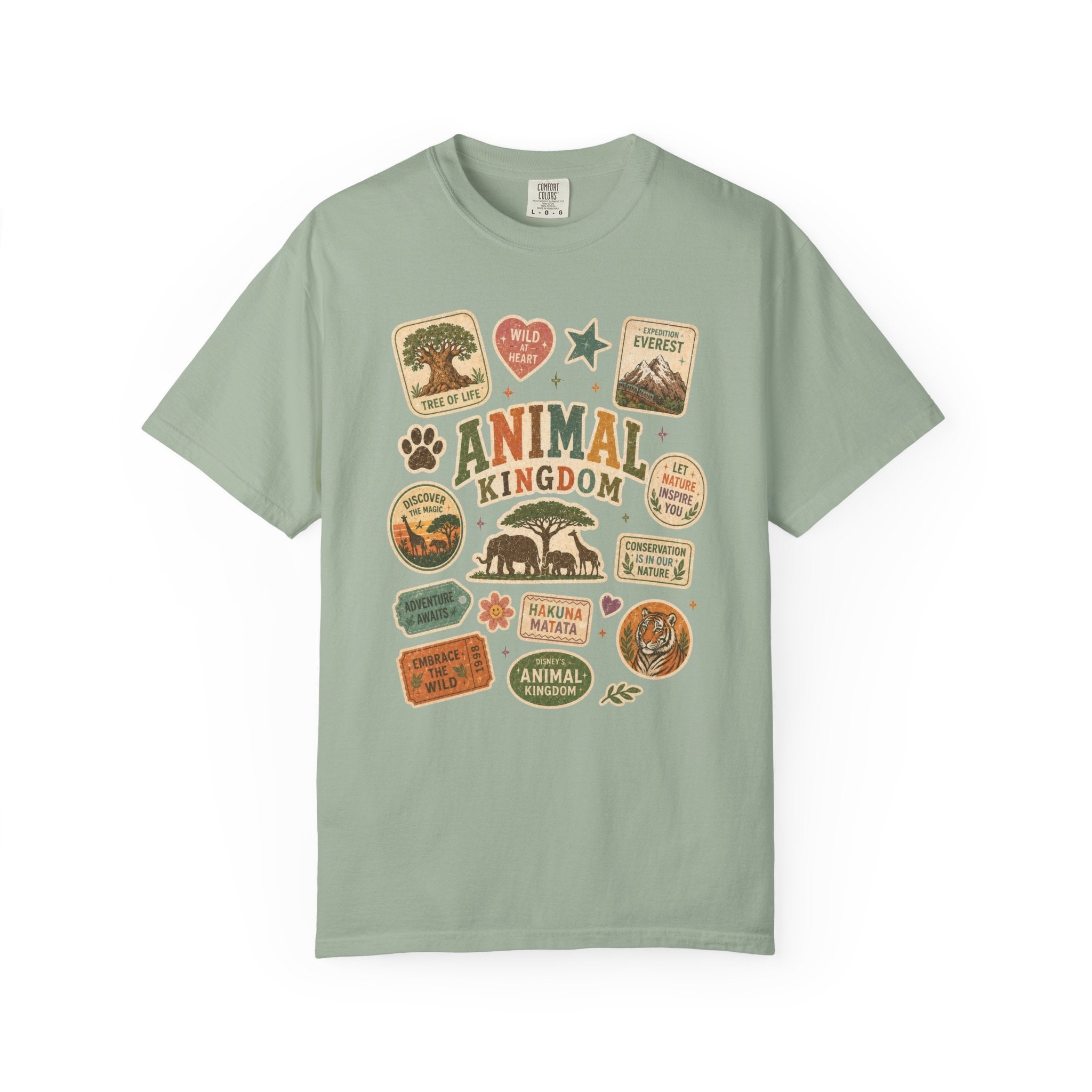 Safari Sticker Patch T-Shirt