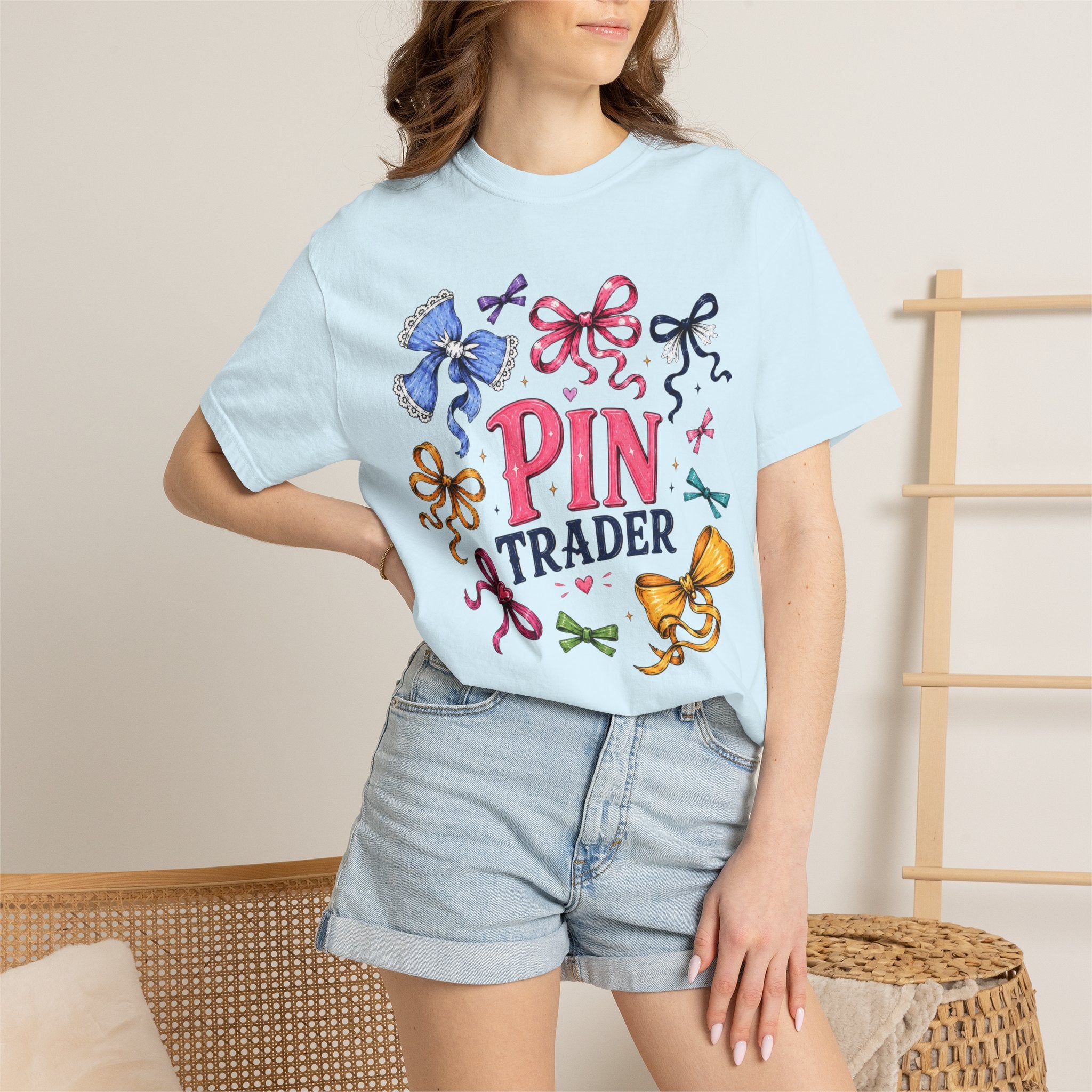 Ribbon Bow Pin Trader T-Shirt