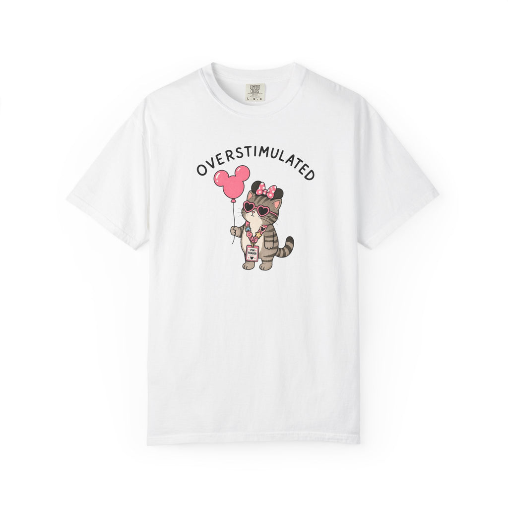 Overstimulated Pin Trading Cat T-Shirt