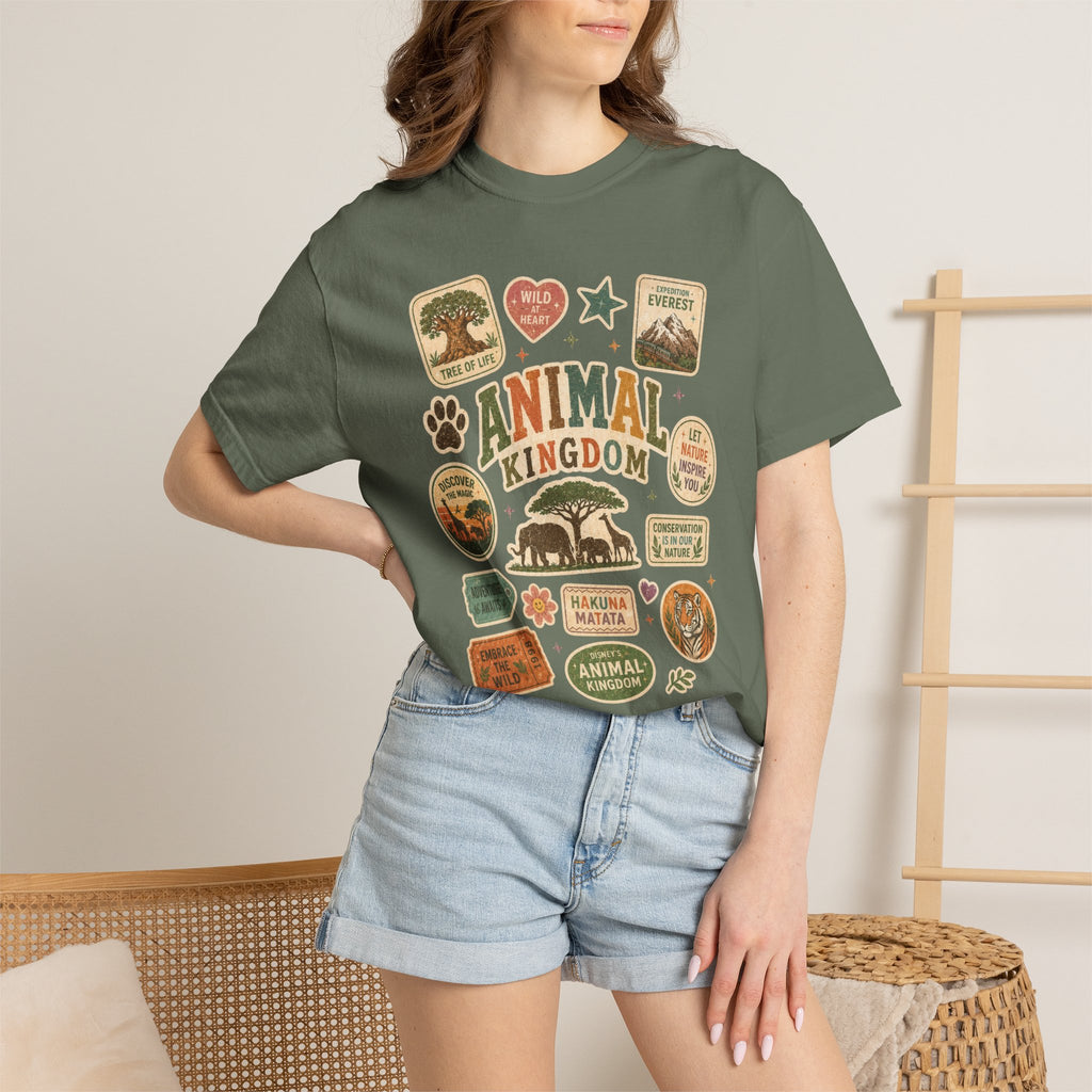 Safari Sticker Patch T-Shirt