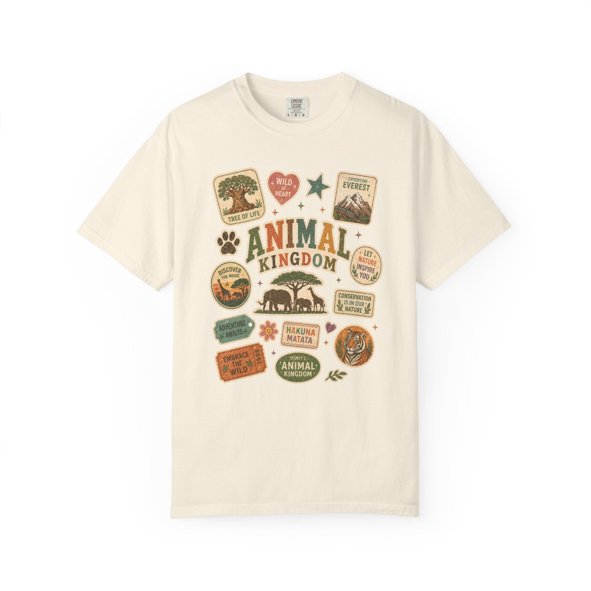 Safari Sticker Patch T-Shirt
