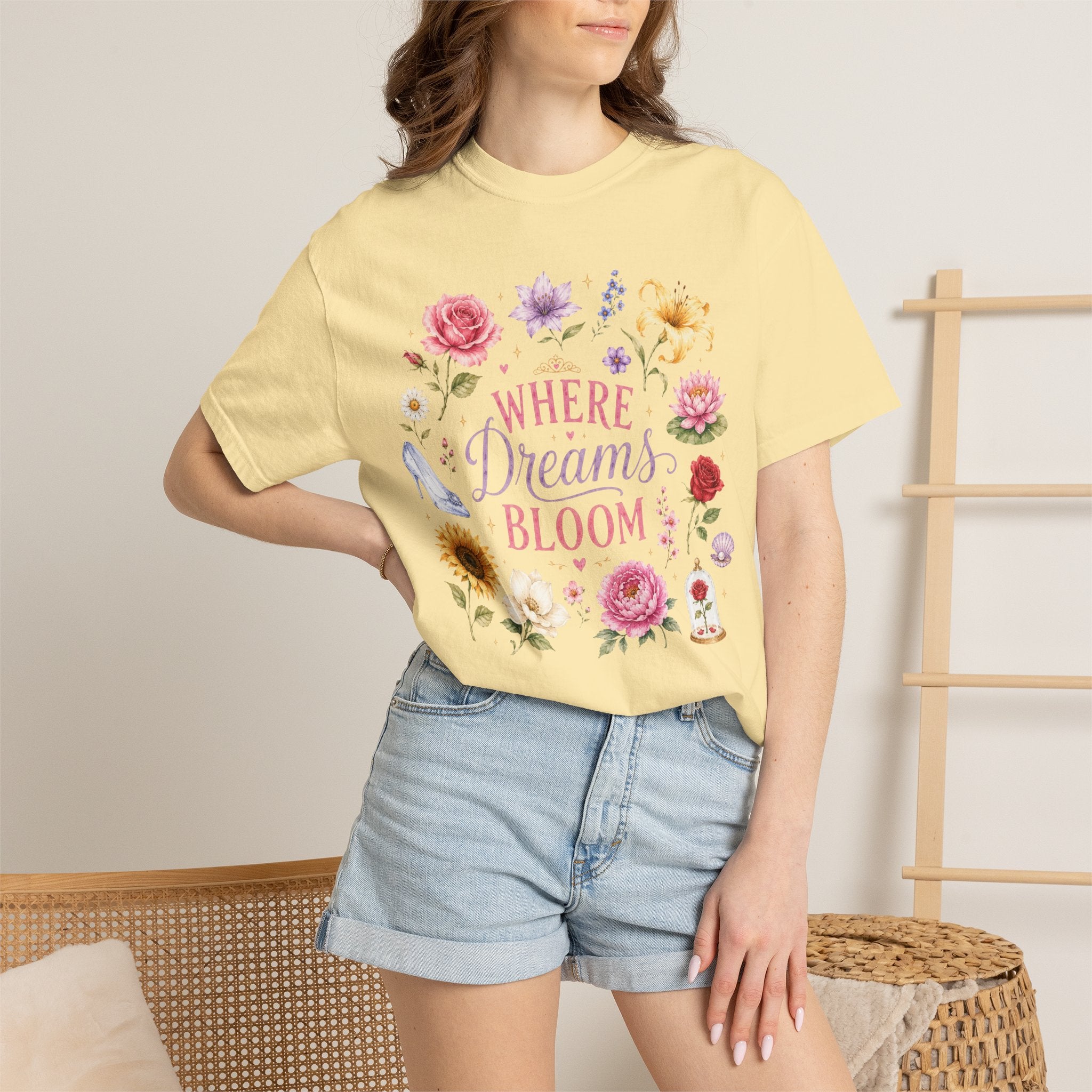 Where Dreams Bloom Floral T-Shirt