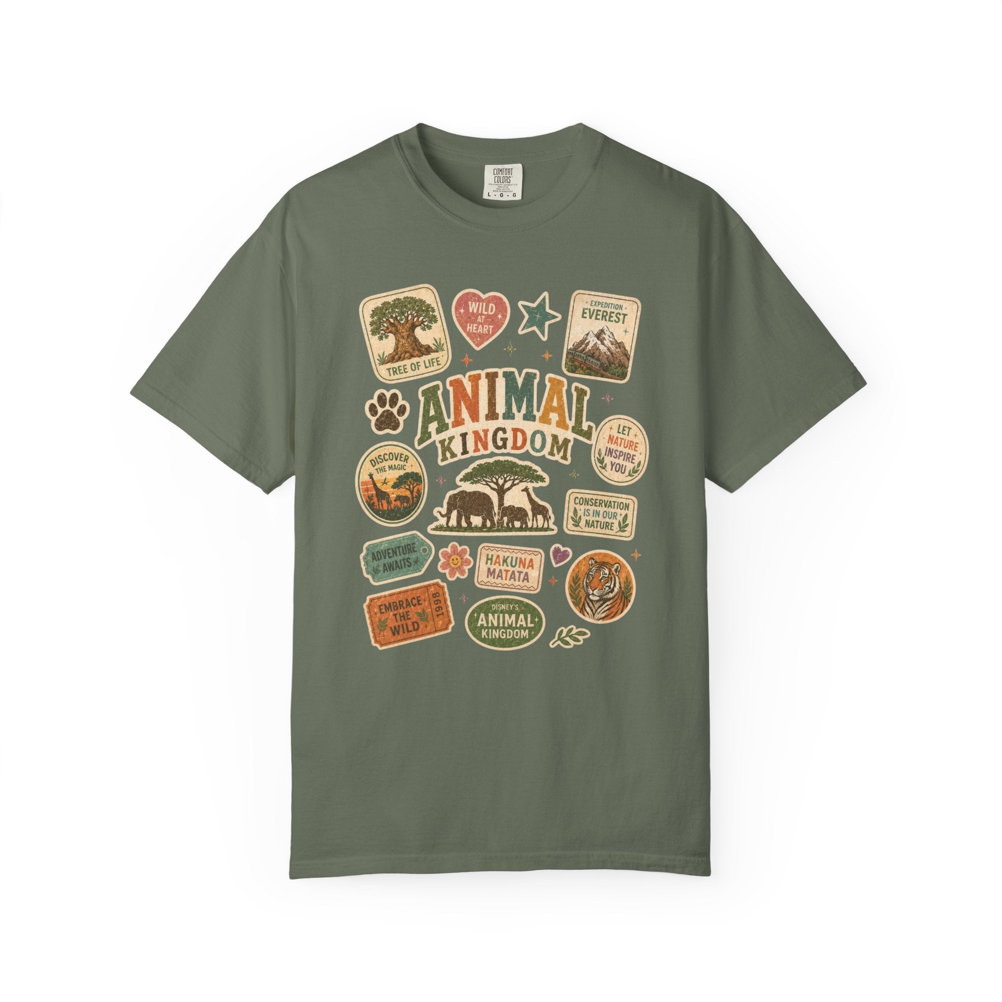 Safari Sticker Patch T-Shirt