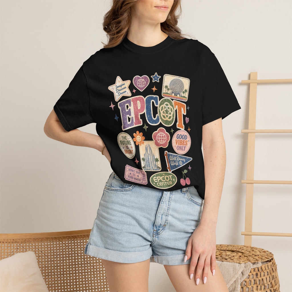 Figgy Sticker Patch T-Shirt