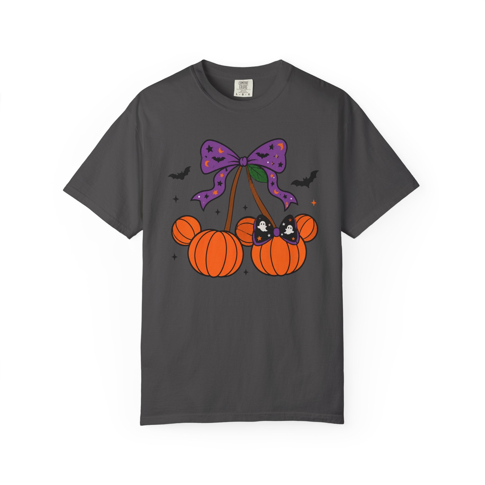 Halloween Pumpkin Bow T‑Shirt