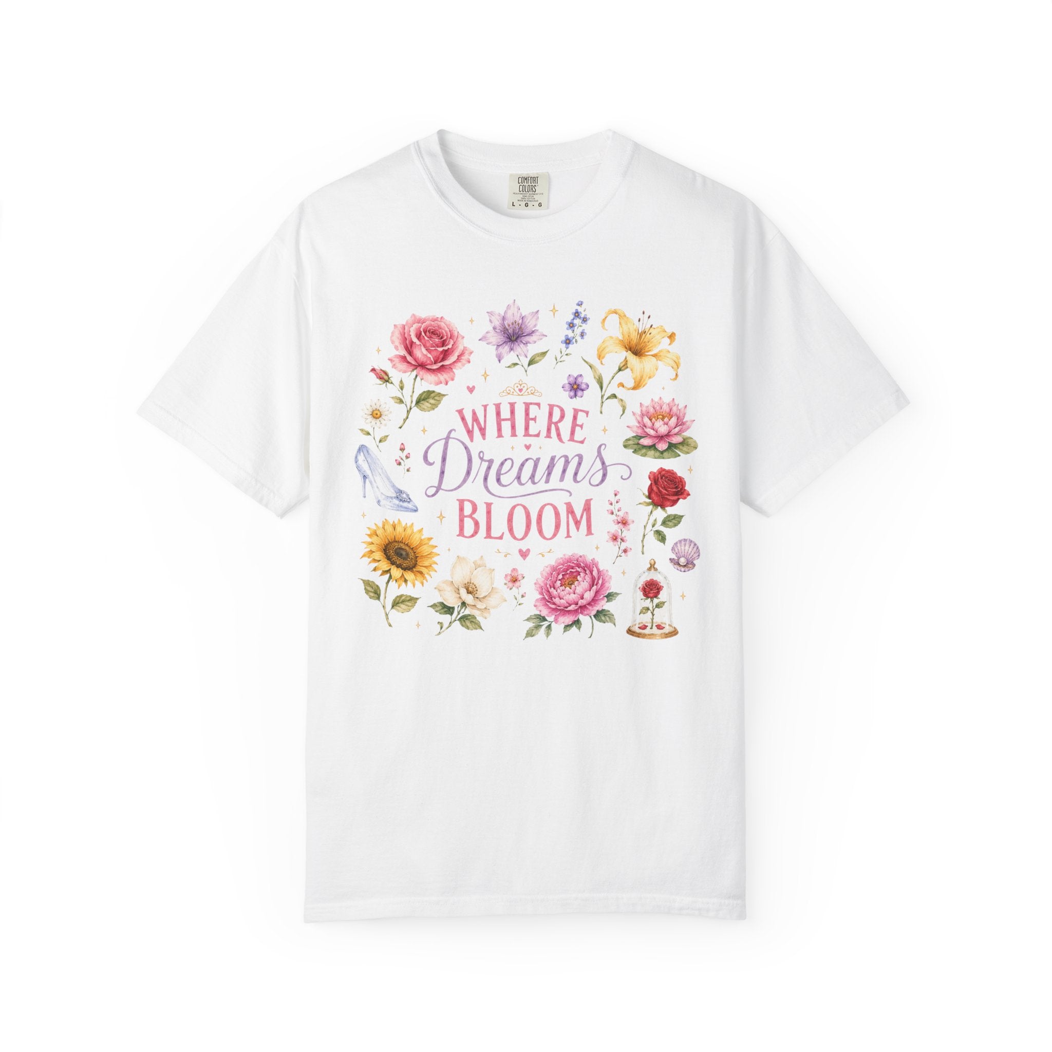 Where Dreams Bloom Floral T-Shirt