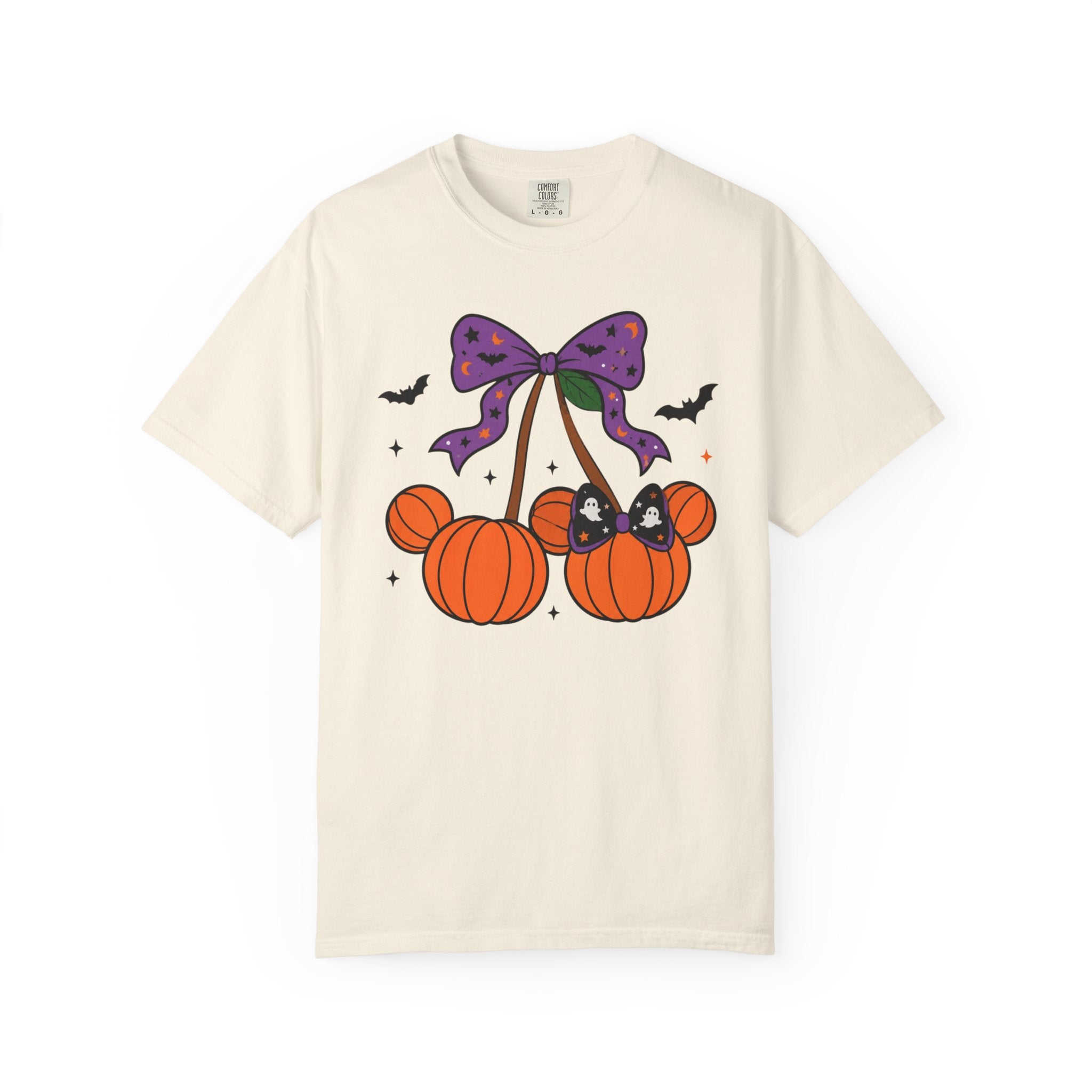 Halloween Pumpkin Bow T‑Shirt