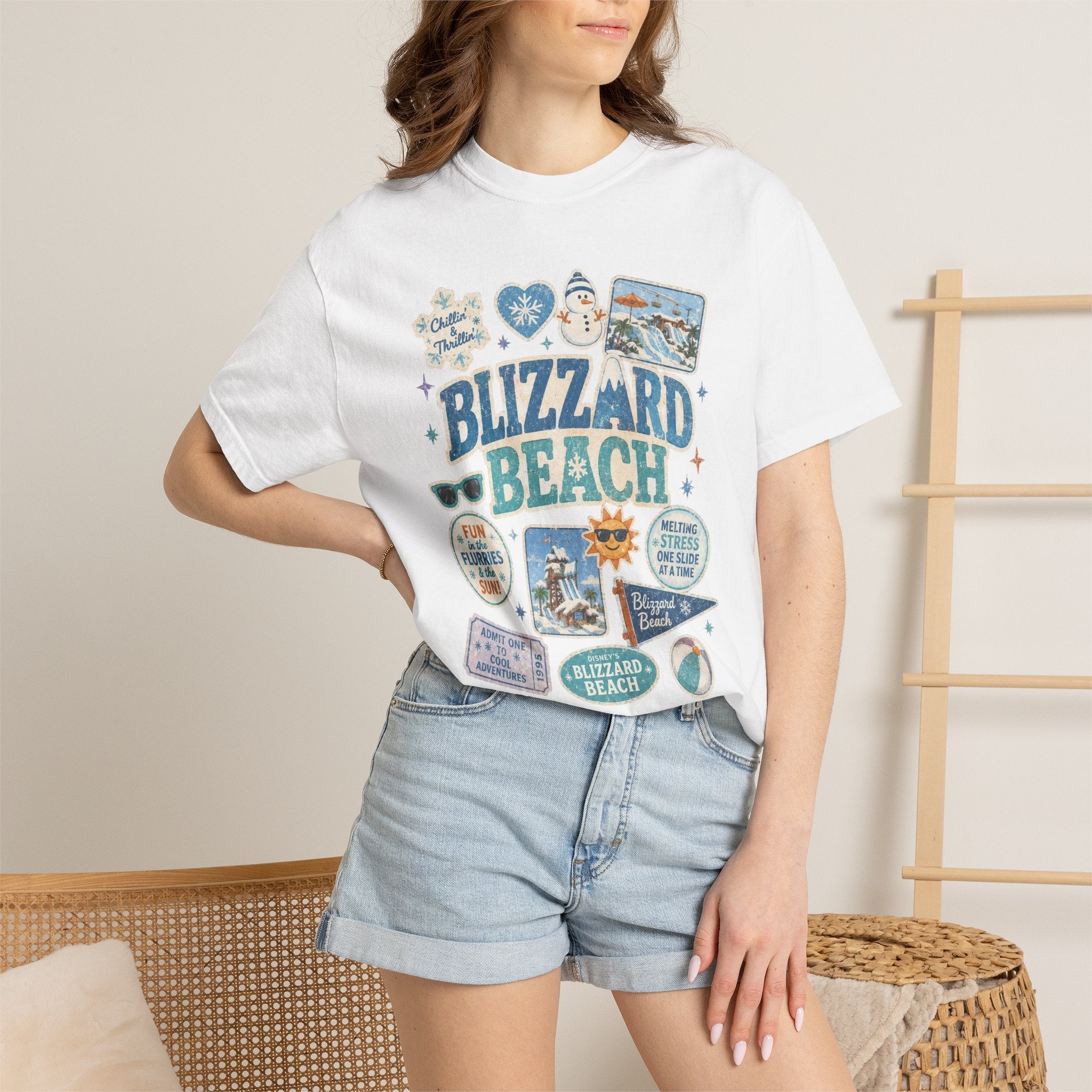 Blizzard Sticker Patch T-Shirt