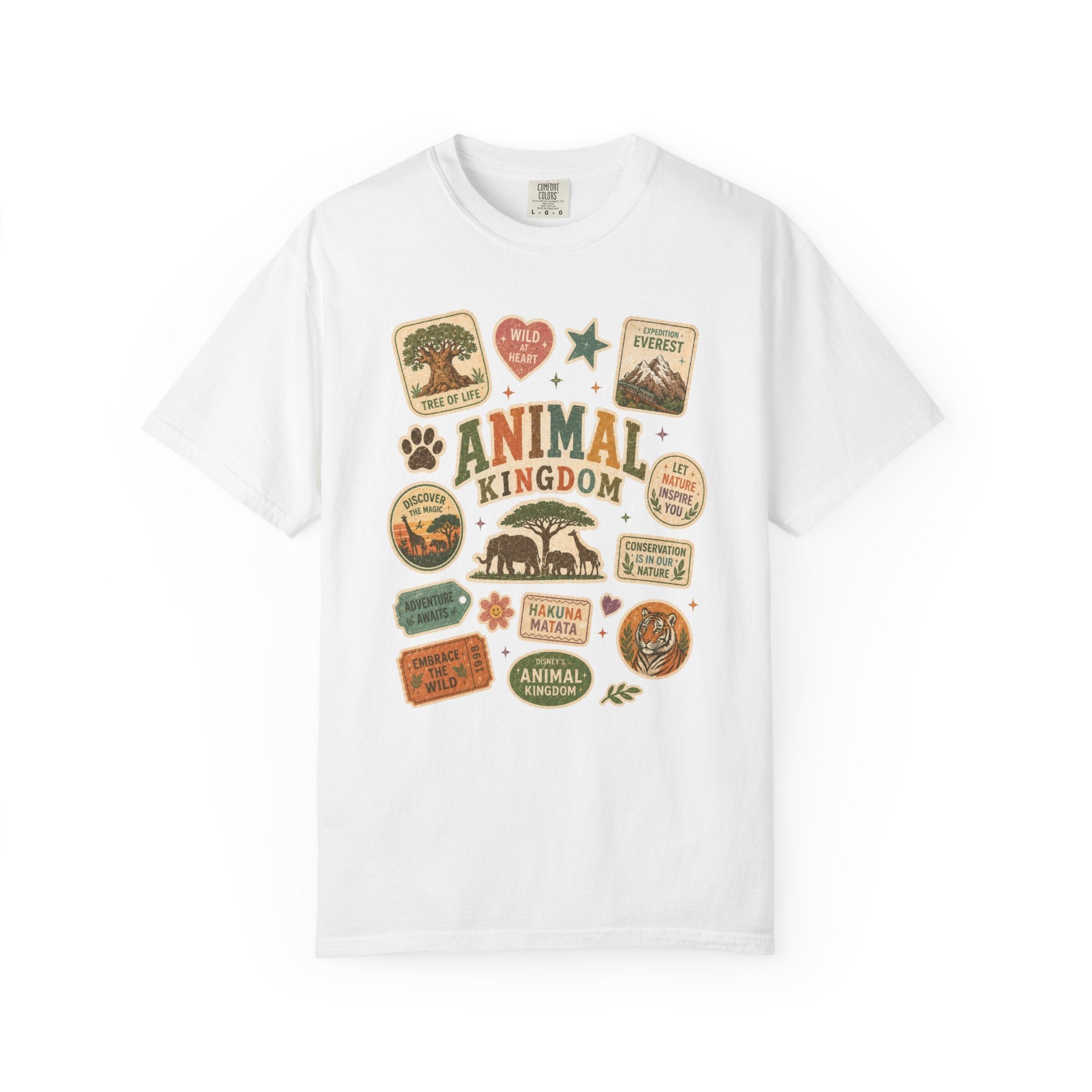 Safari Sticker Patch T-Shirt