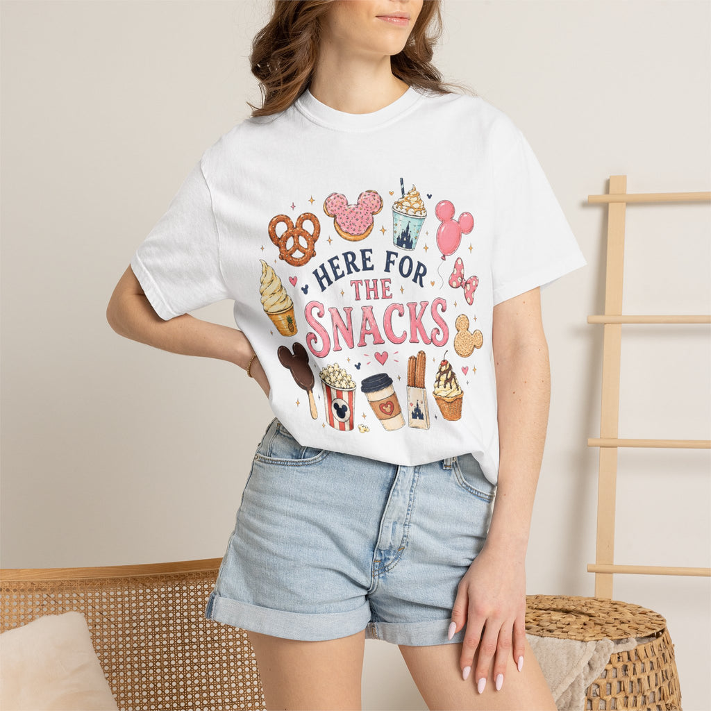 Here for the Snacks T-Shirt