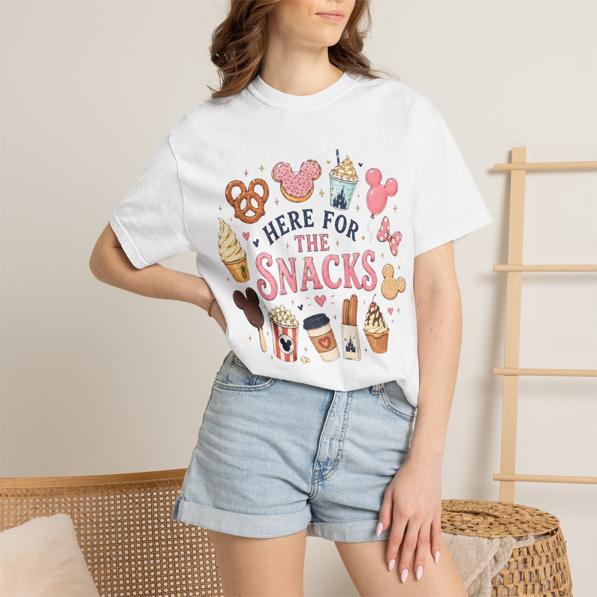 Here for the Snacks T-Shirt