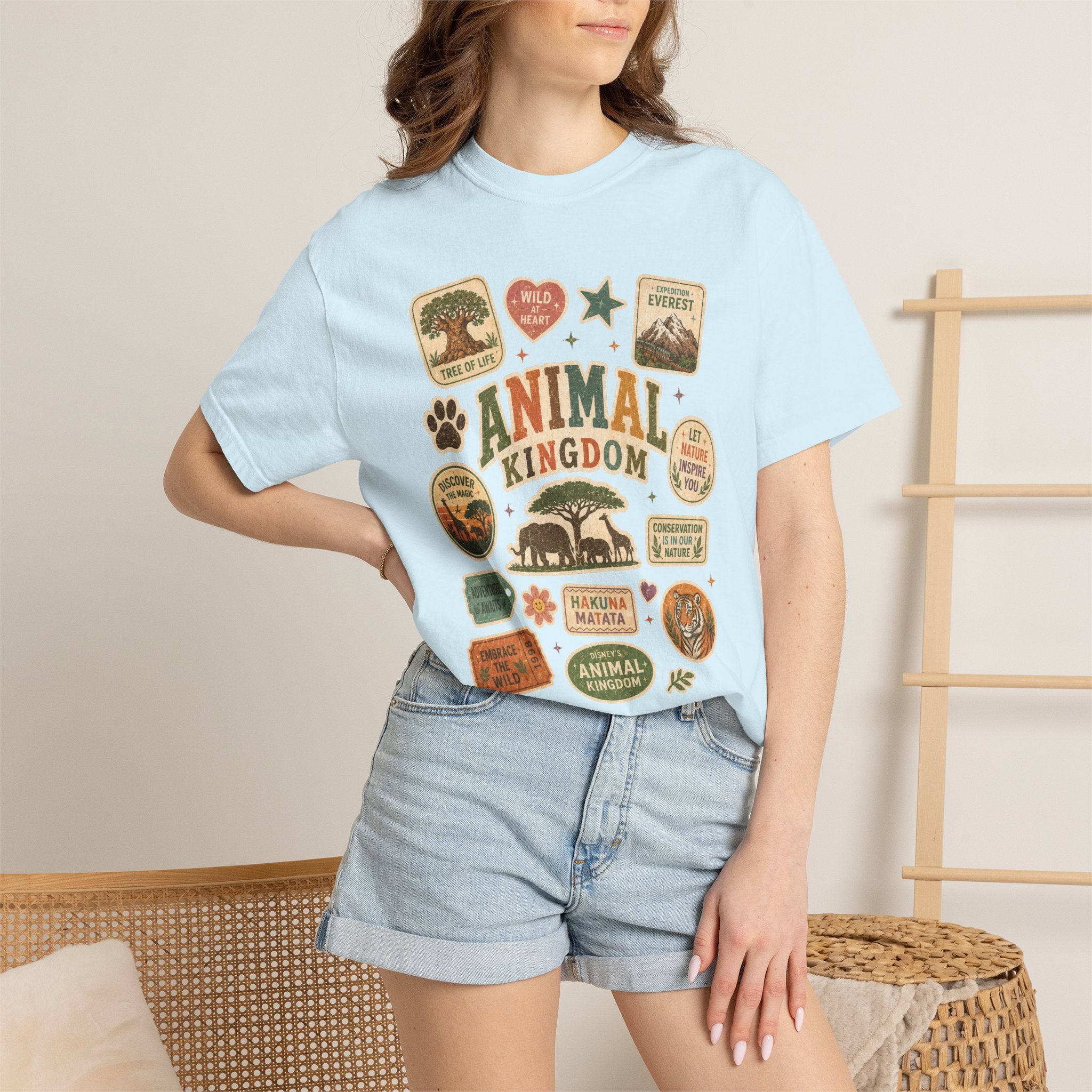 Safari Sticker Patch T-Shirt