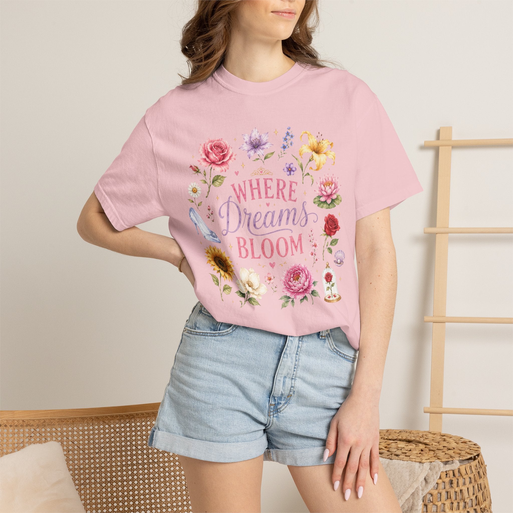 Where Dreams Bloom Floral T-Shirt
