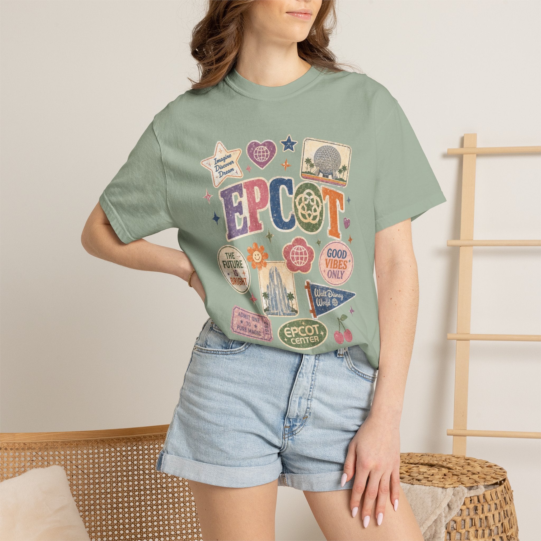 Figgy Sticker Patch T-Shirt