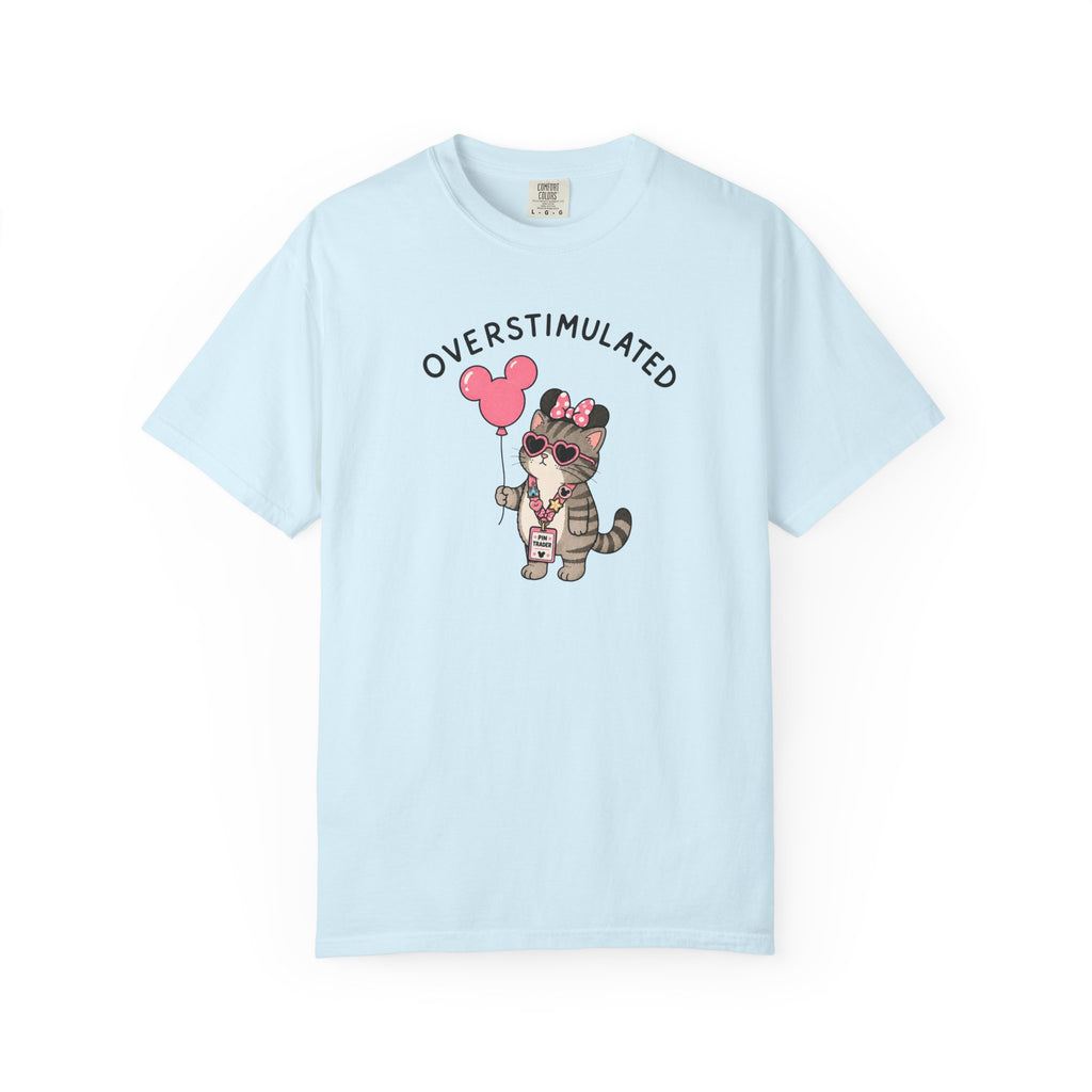 Overstimulated Pin Trading Cat T-Shirt