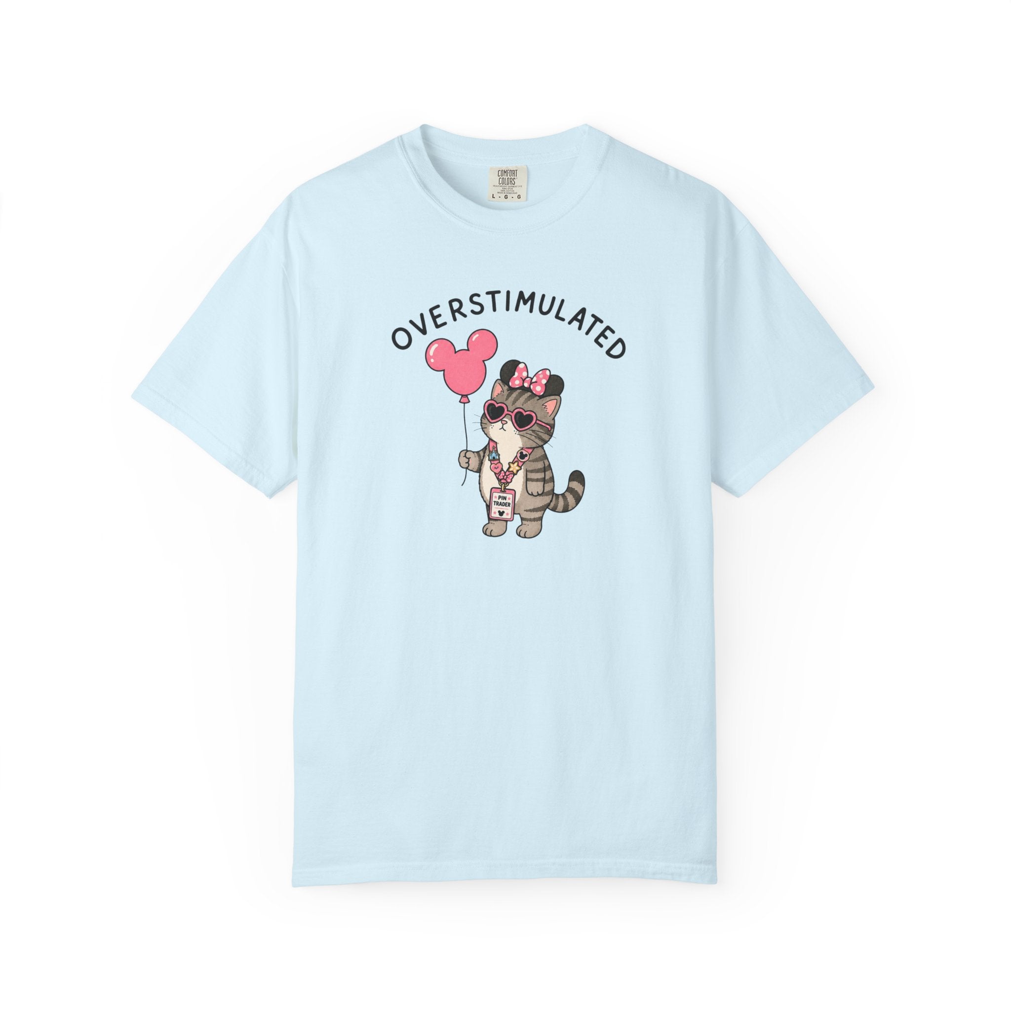 Overstimulated Pin Trading Cat T-Shirt