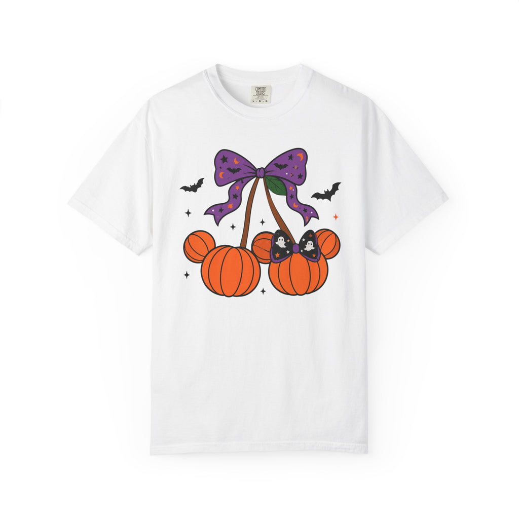 Halloween Pumpkin Bow T‑Shirt