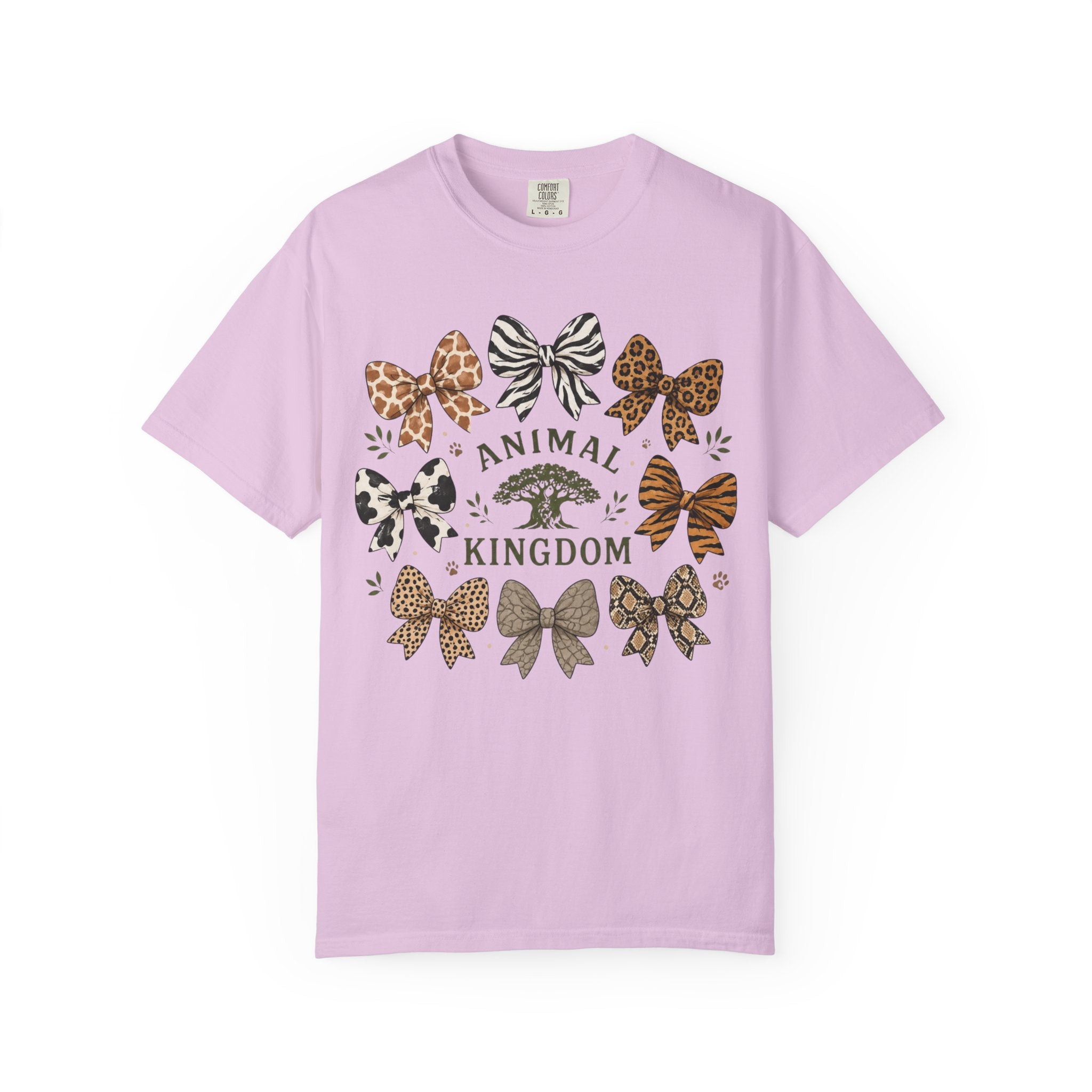 Animal Print Bow T-Shirt